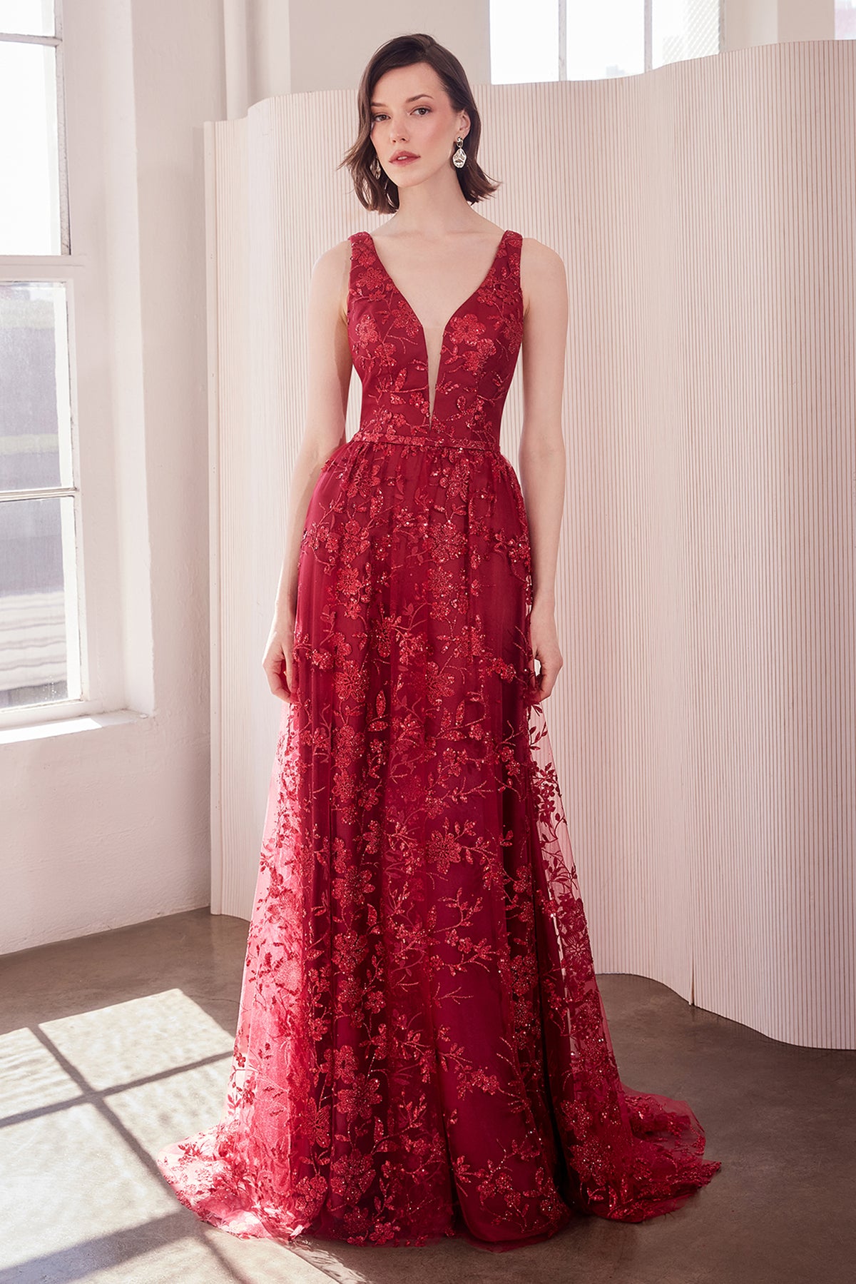 06T6 dress in Burgundy