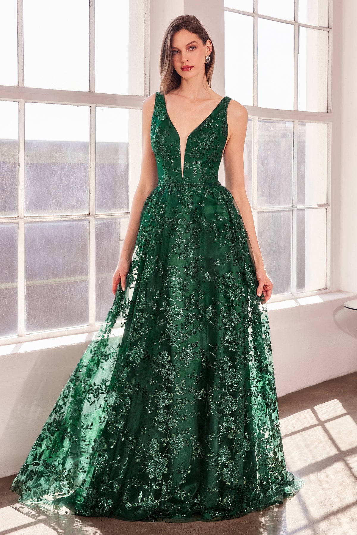 06T6 dress in Emerald