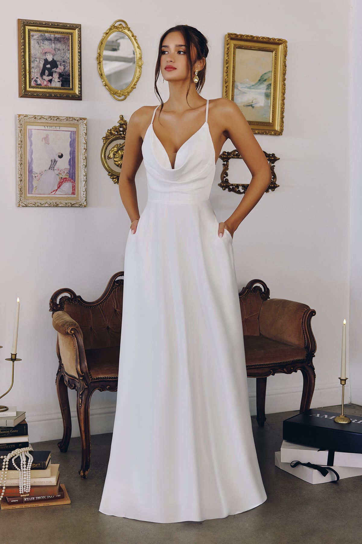 14WT7 dress in Off White