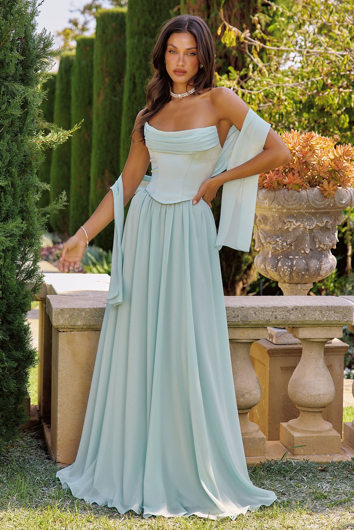 41T7 dress in Jade