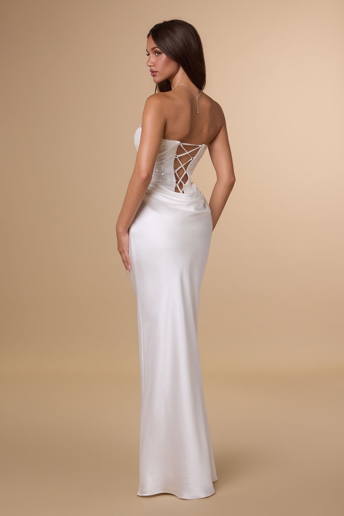 44WT7 dress in Off White