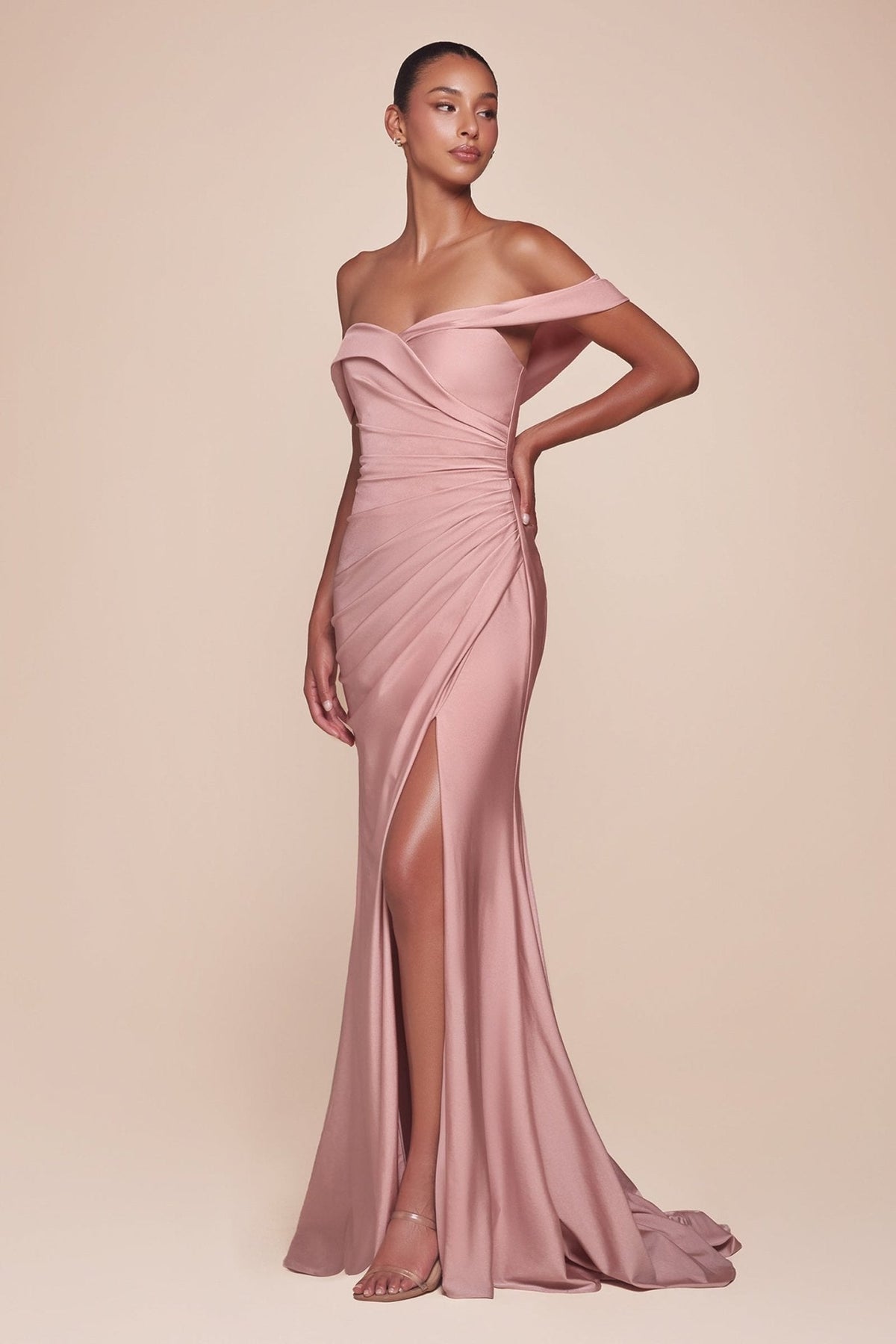 Alyssa dress in Dusty Rose
