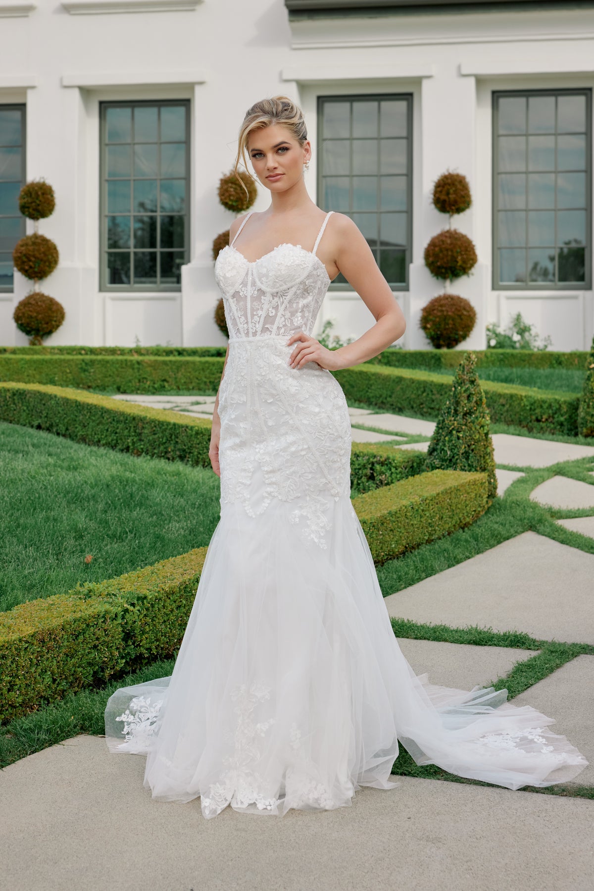 Celestina wedding dress in White