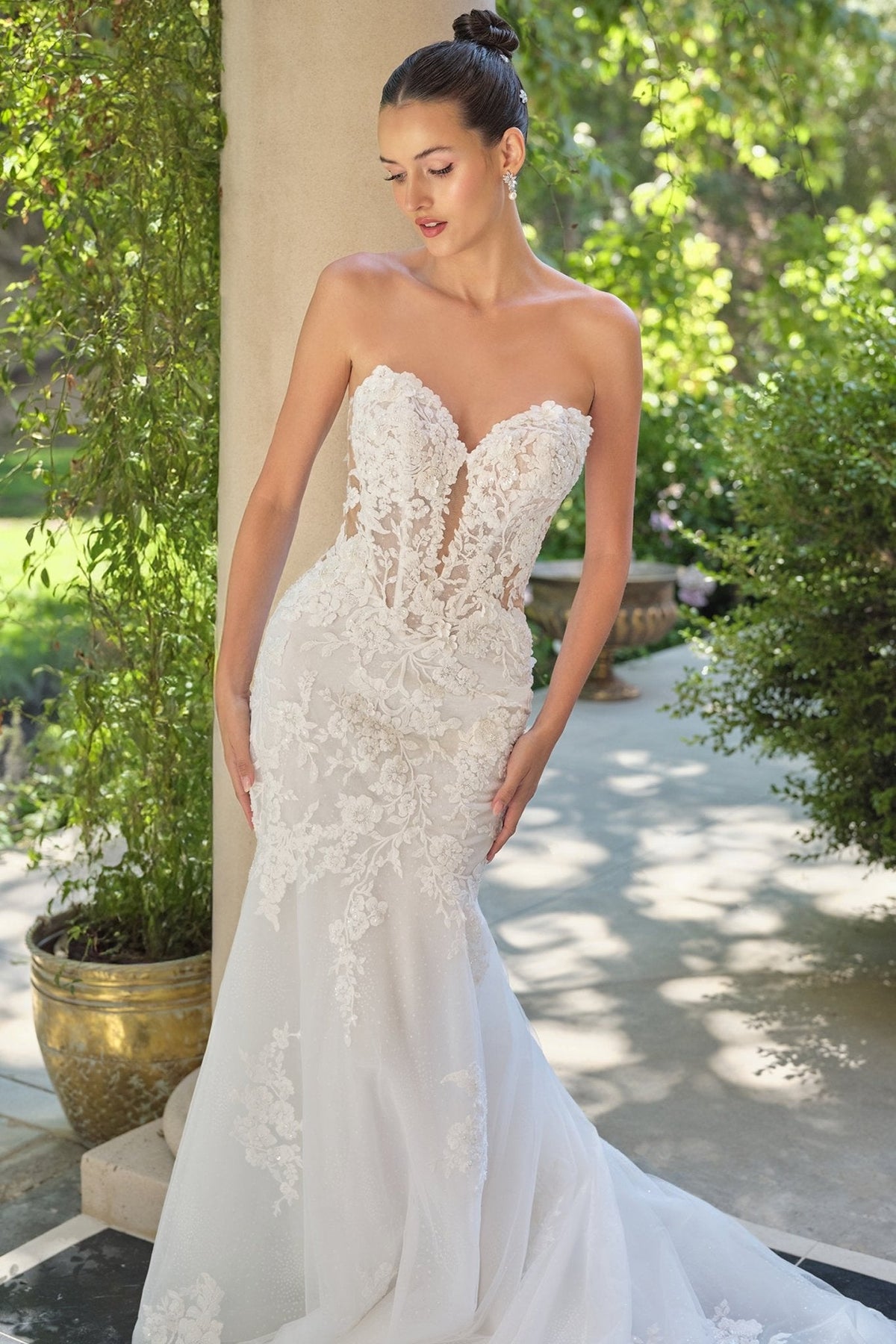 Estella wedding dress in Off White, view 5