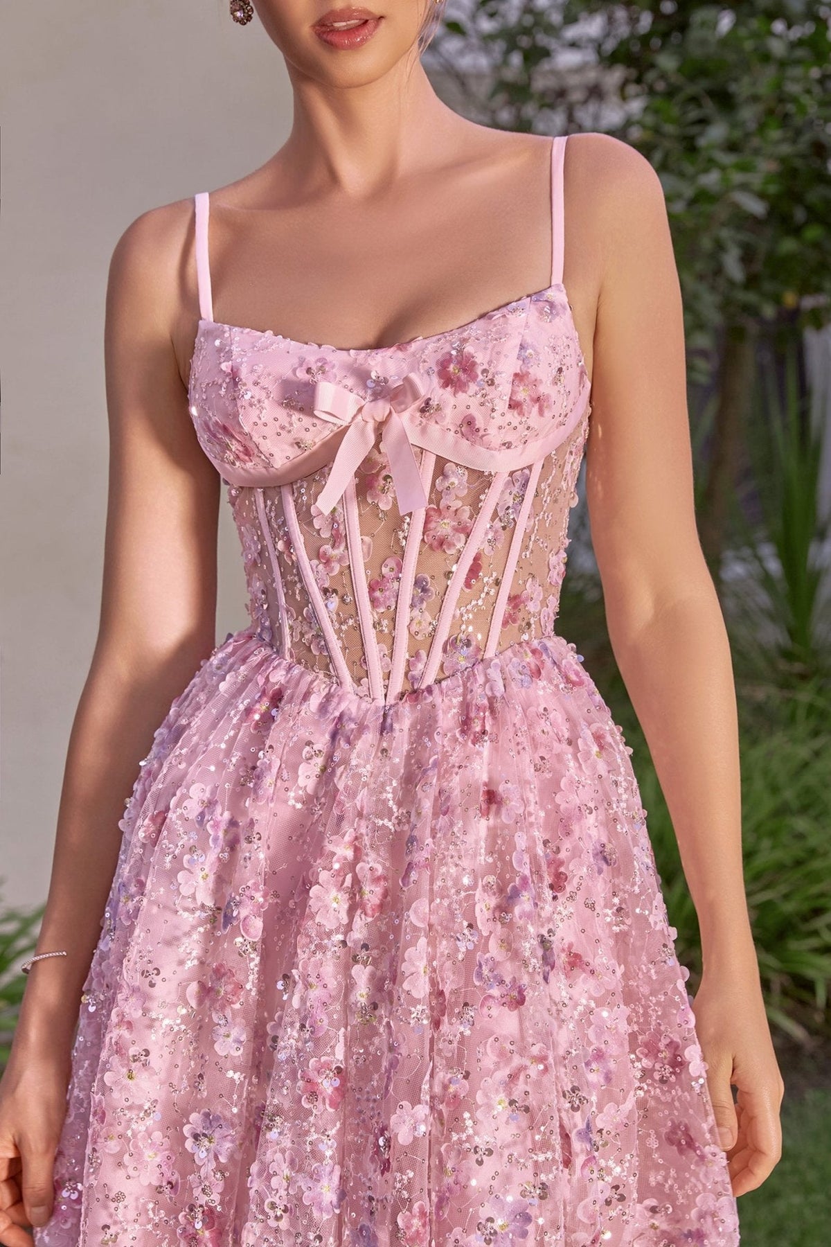 Hermia dress in Blush, view 2