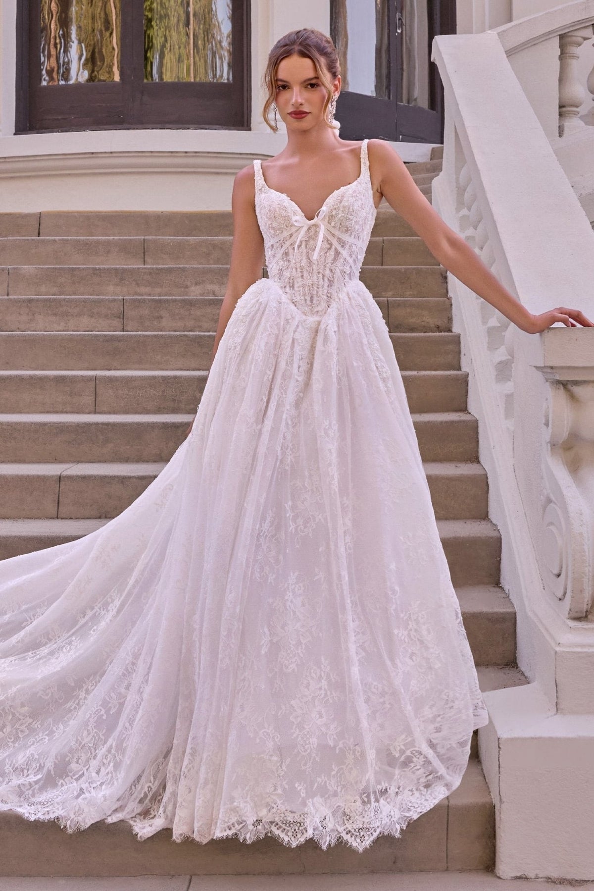 Melisande wedding dress in Off White, view 1