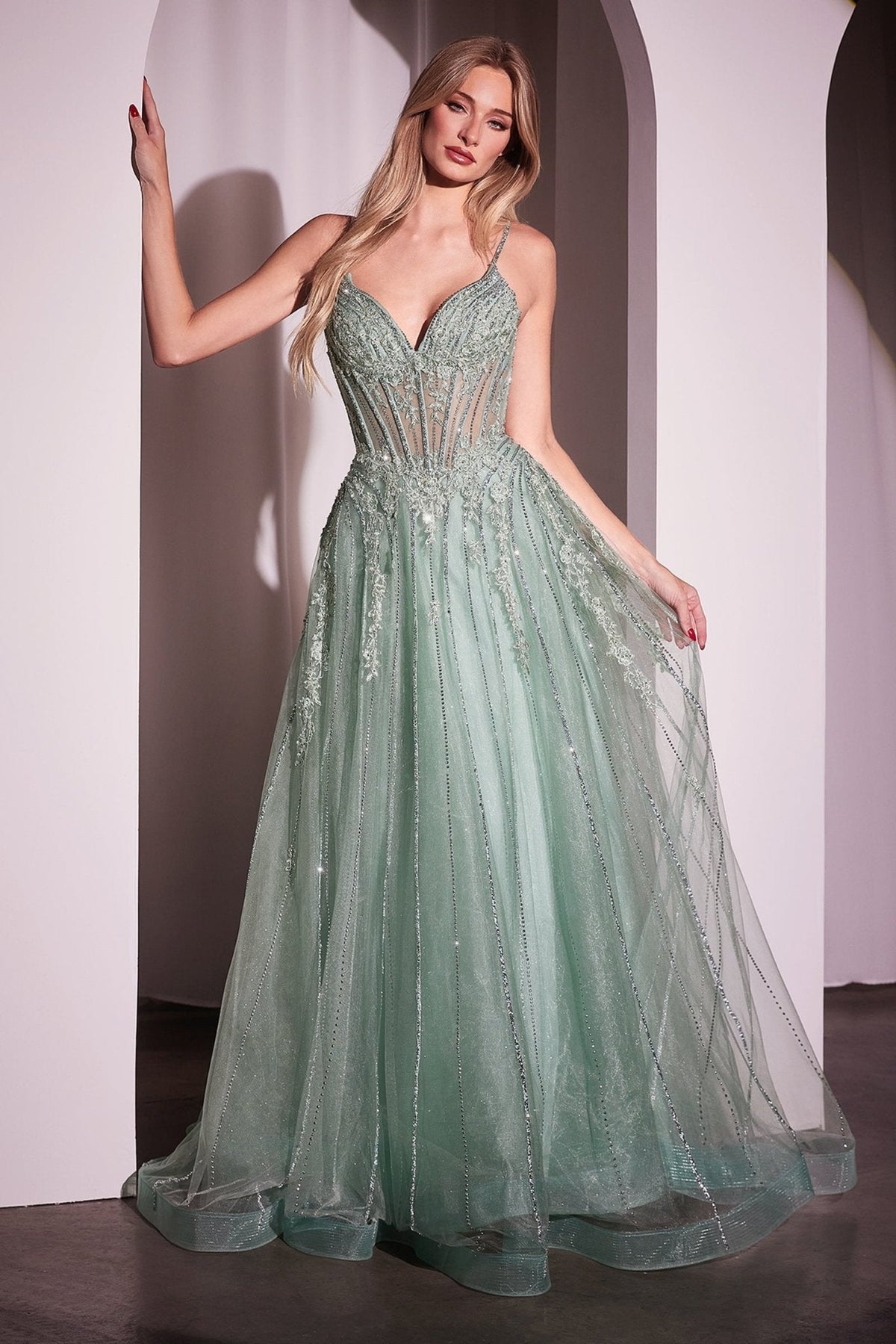 Minori dress in Sage