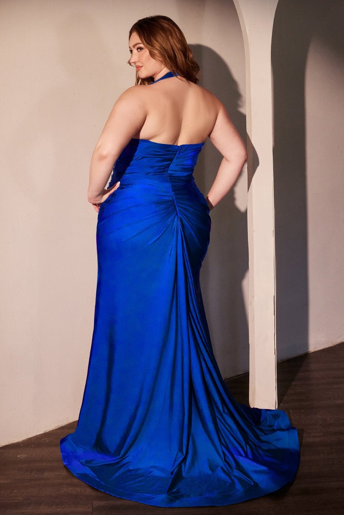 Mystic Curve dress in Royal