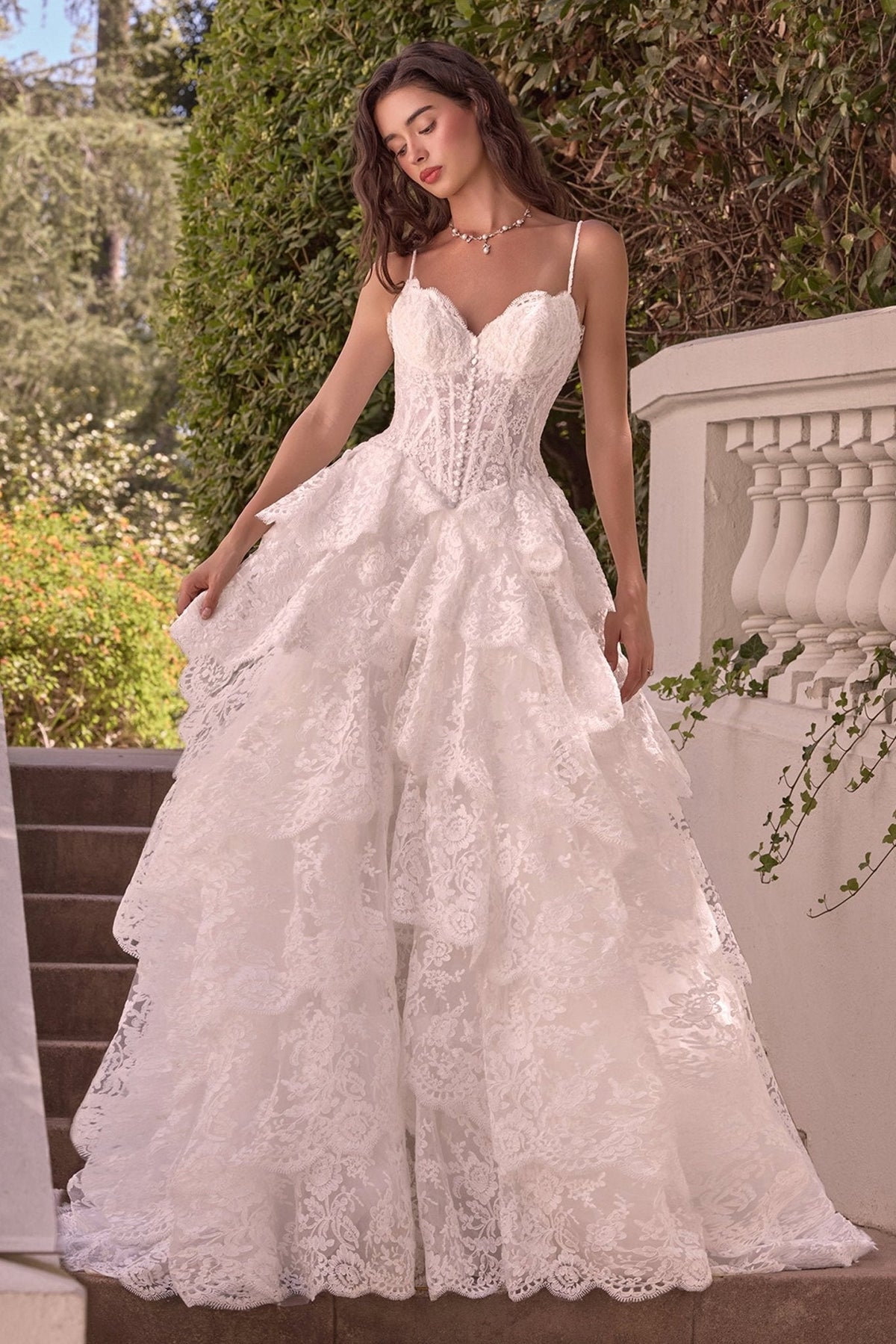 Odelia wedding dress in Off White, view 1
