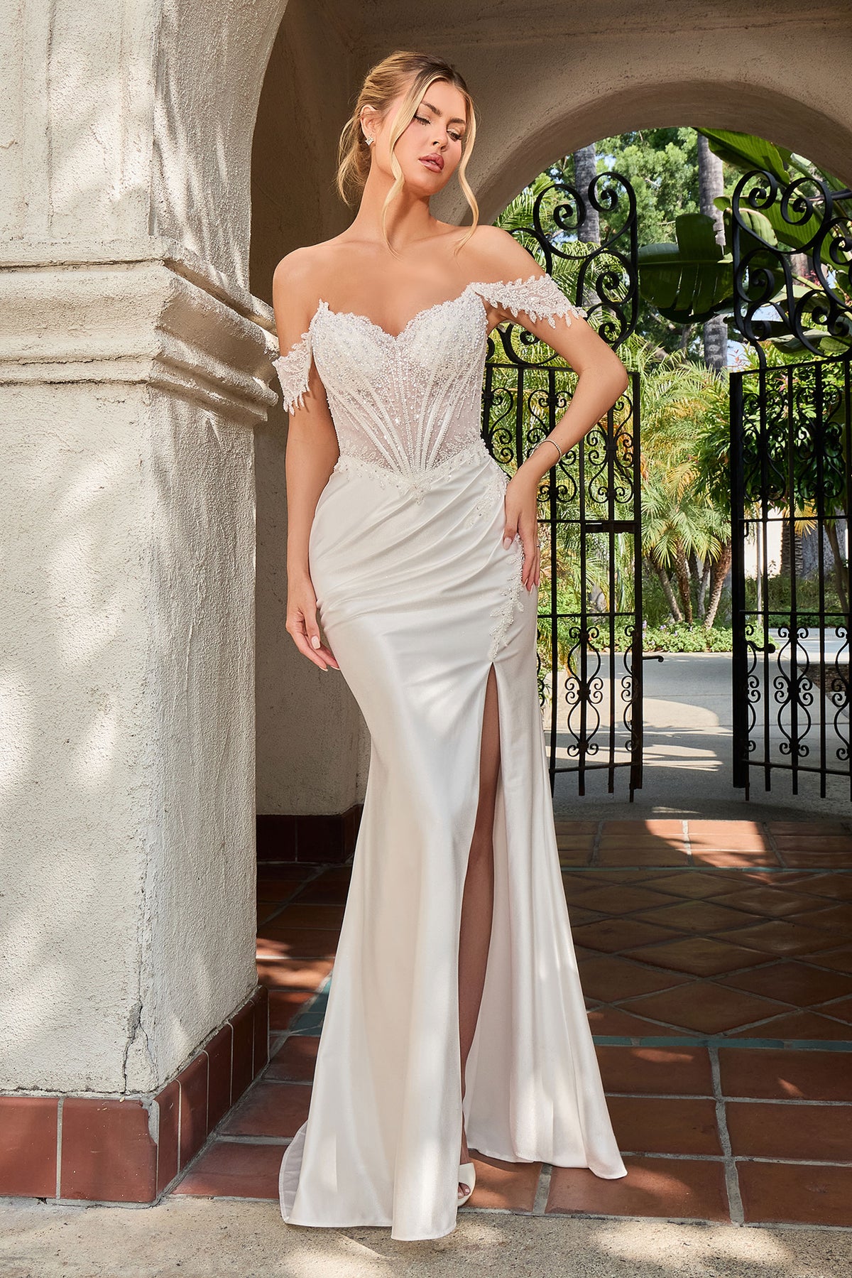 Penny Off White formal gown