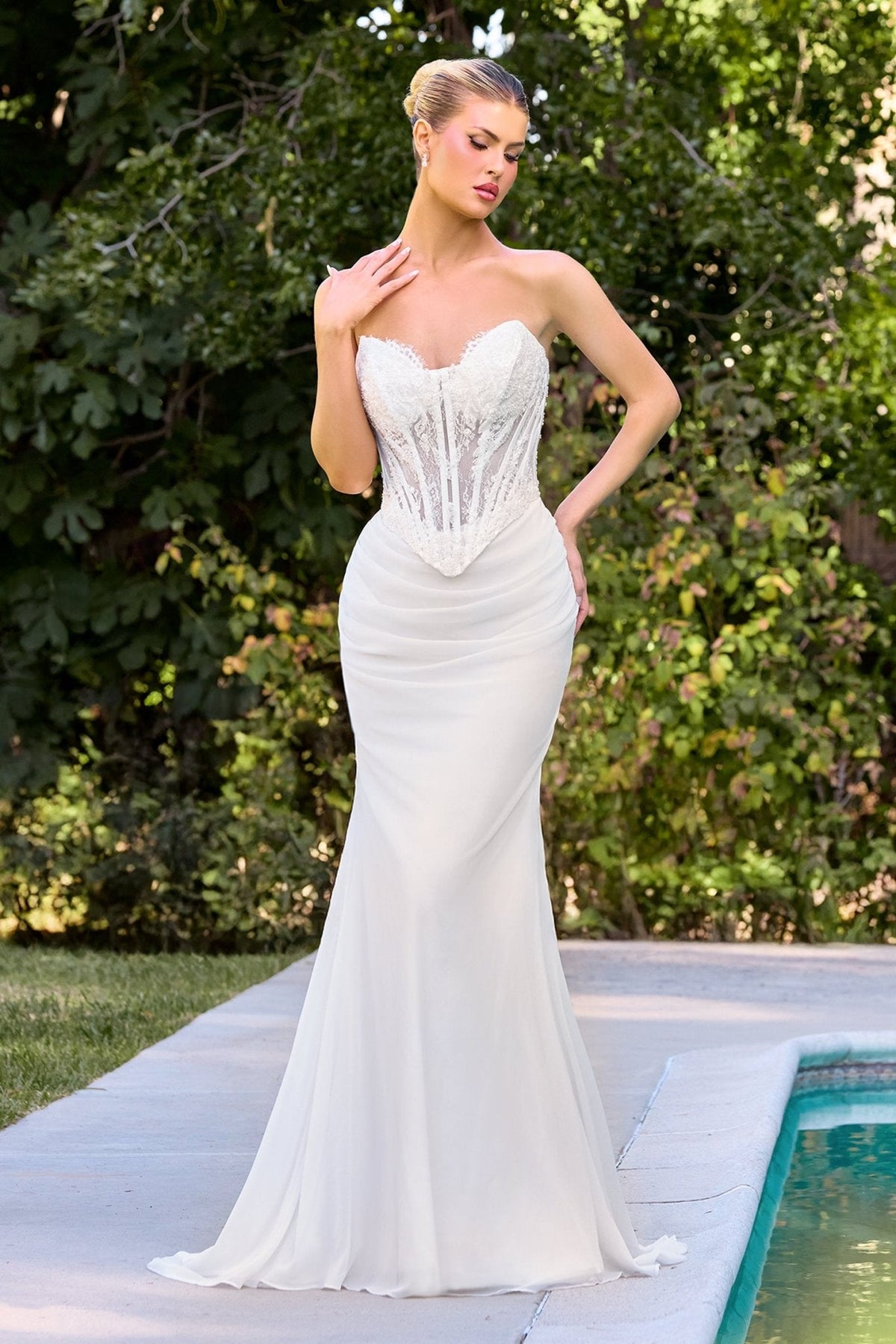 Porter Bridal dress in Off White