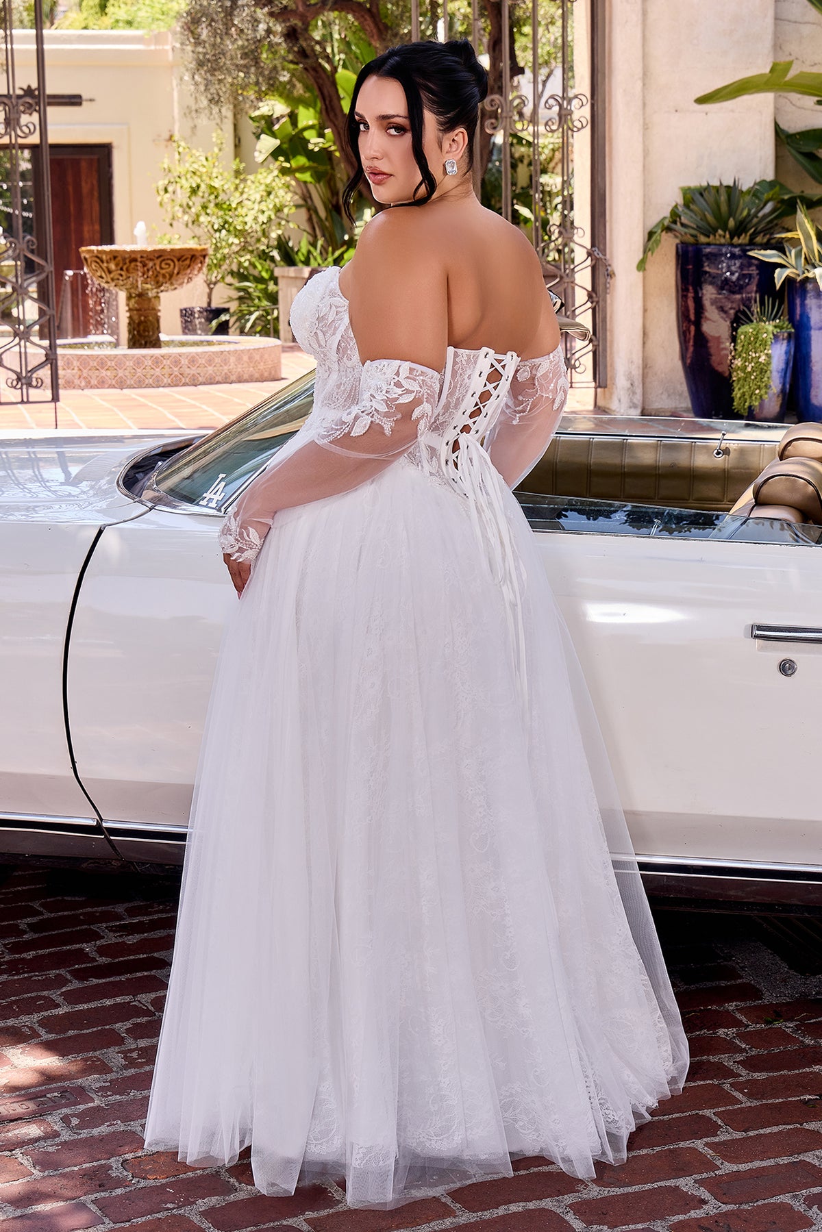 Reed Off White formal gown