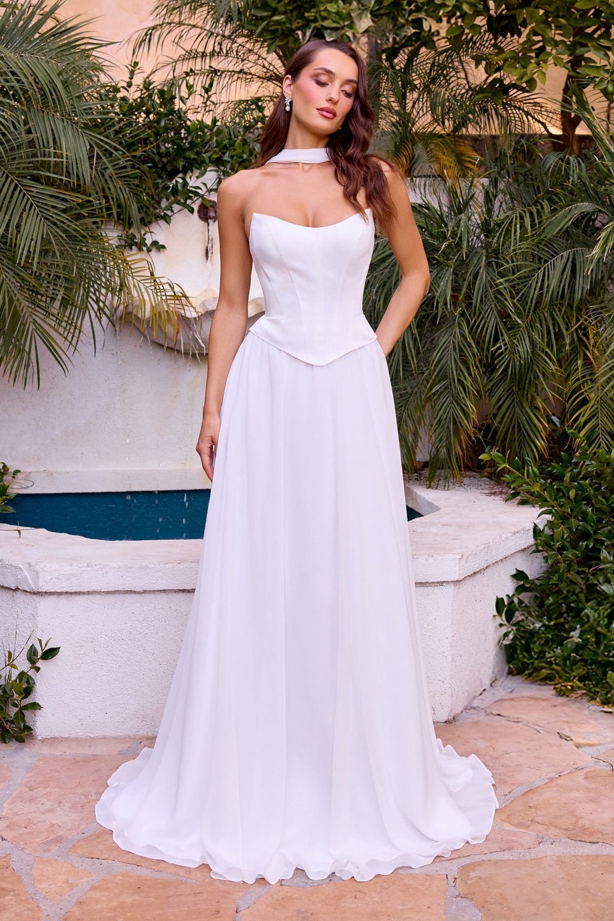 Solenne Bridal dress in Off White