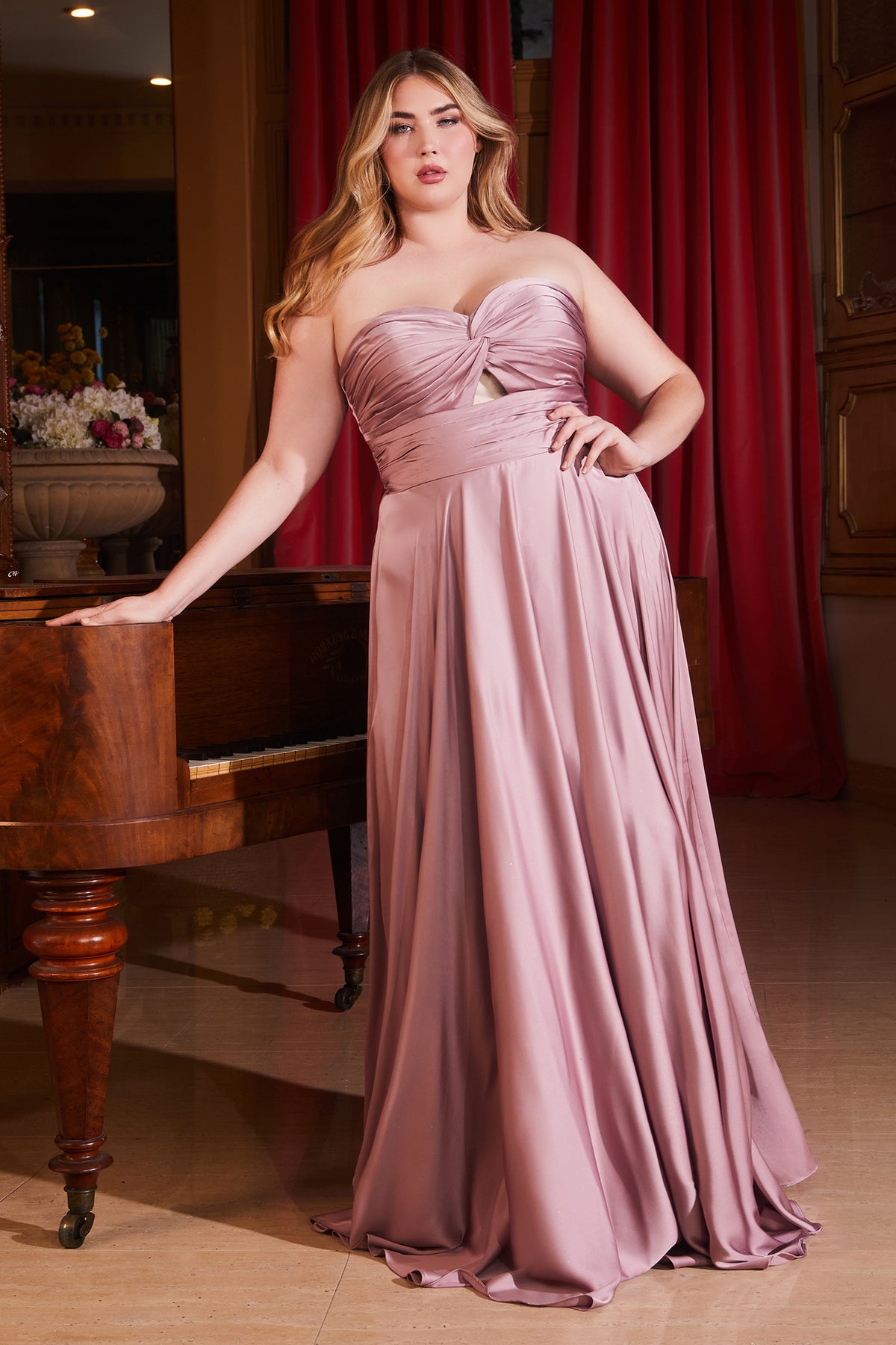 April Curve — Dark Mauve