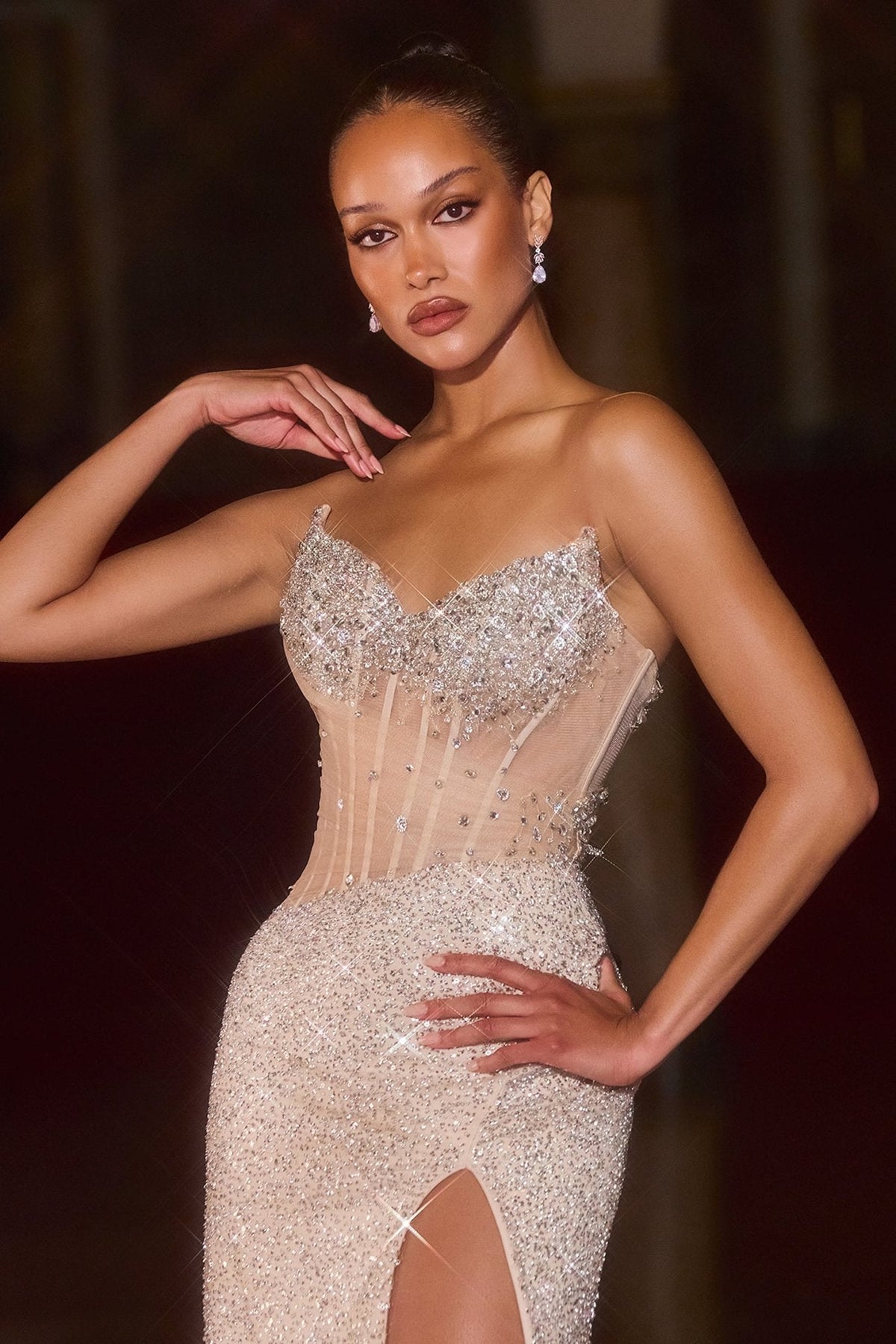 Velaris dress in Champagne