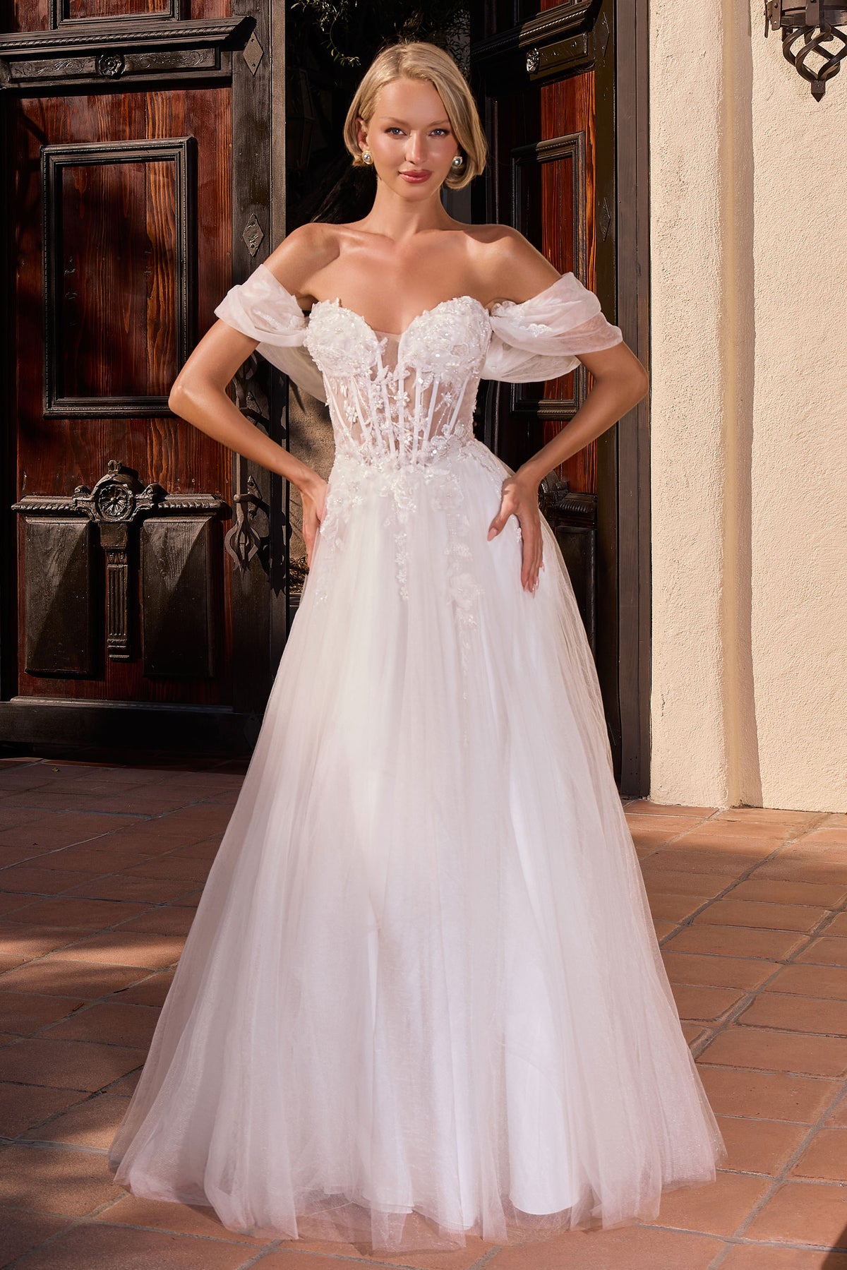 Winslet Off White formal gown