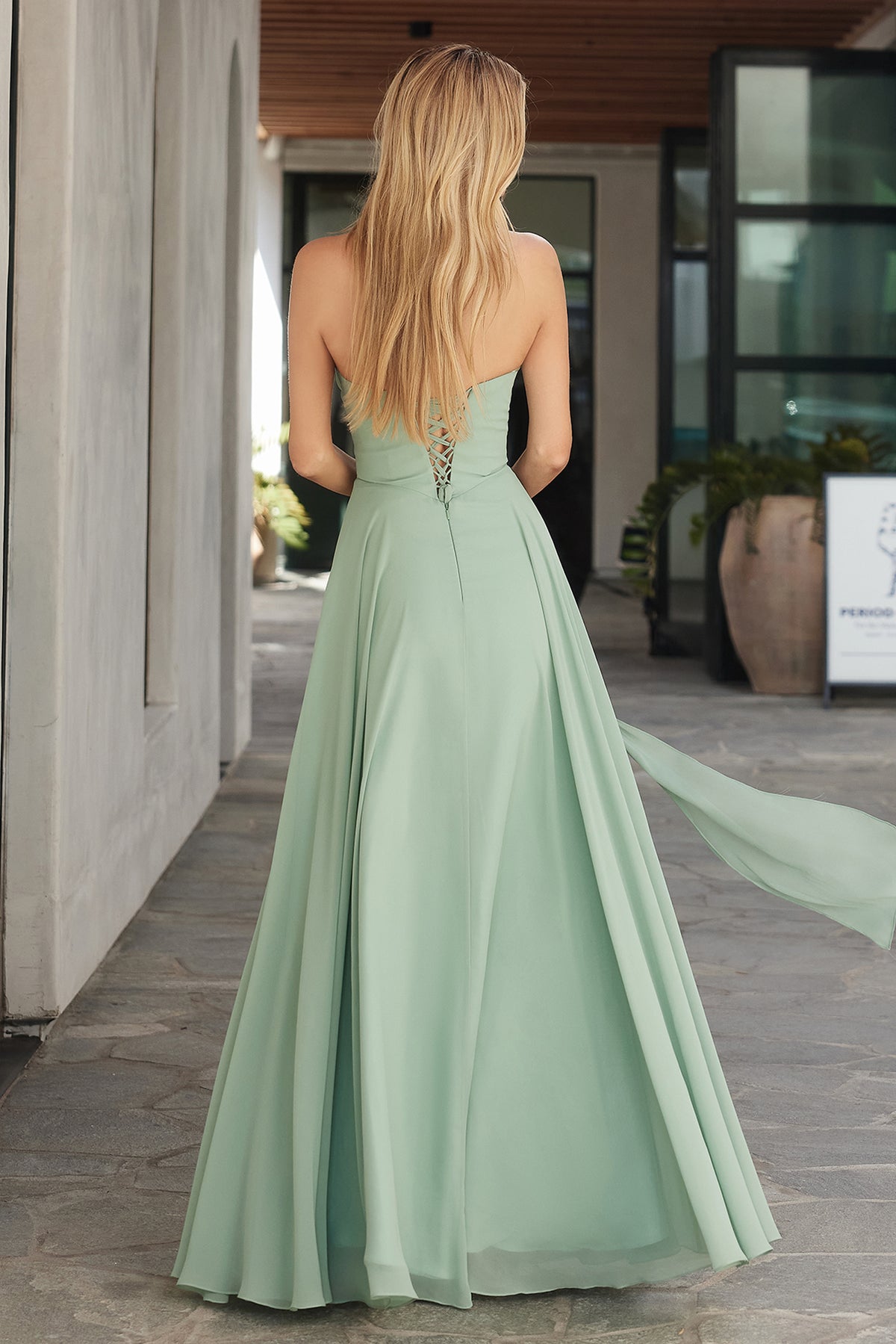 03T7 dress in Sage