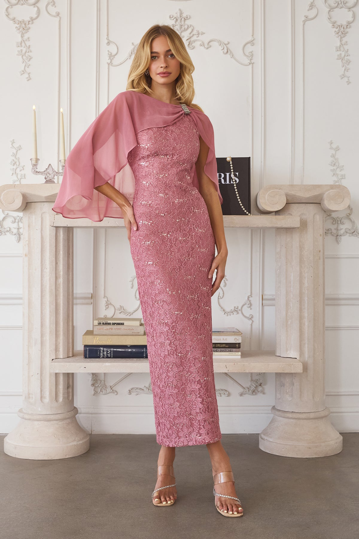 06T9 dress in Dusty Rose