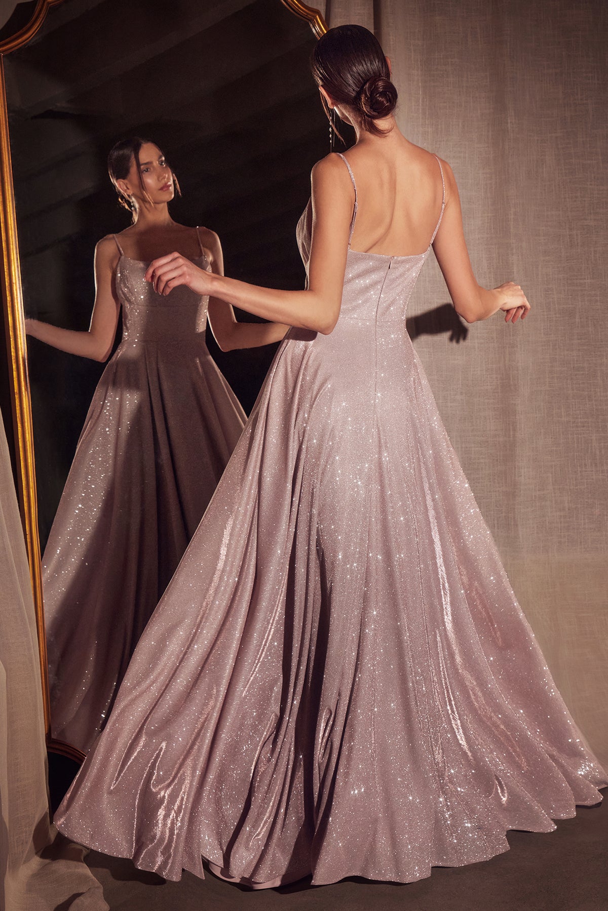 13T2 gown in Dusty Rose