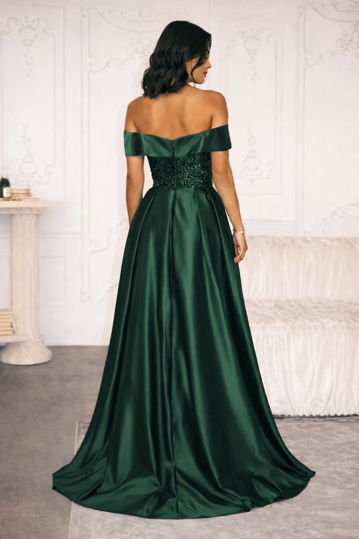 14T6 dress in Emerald