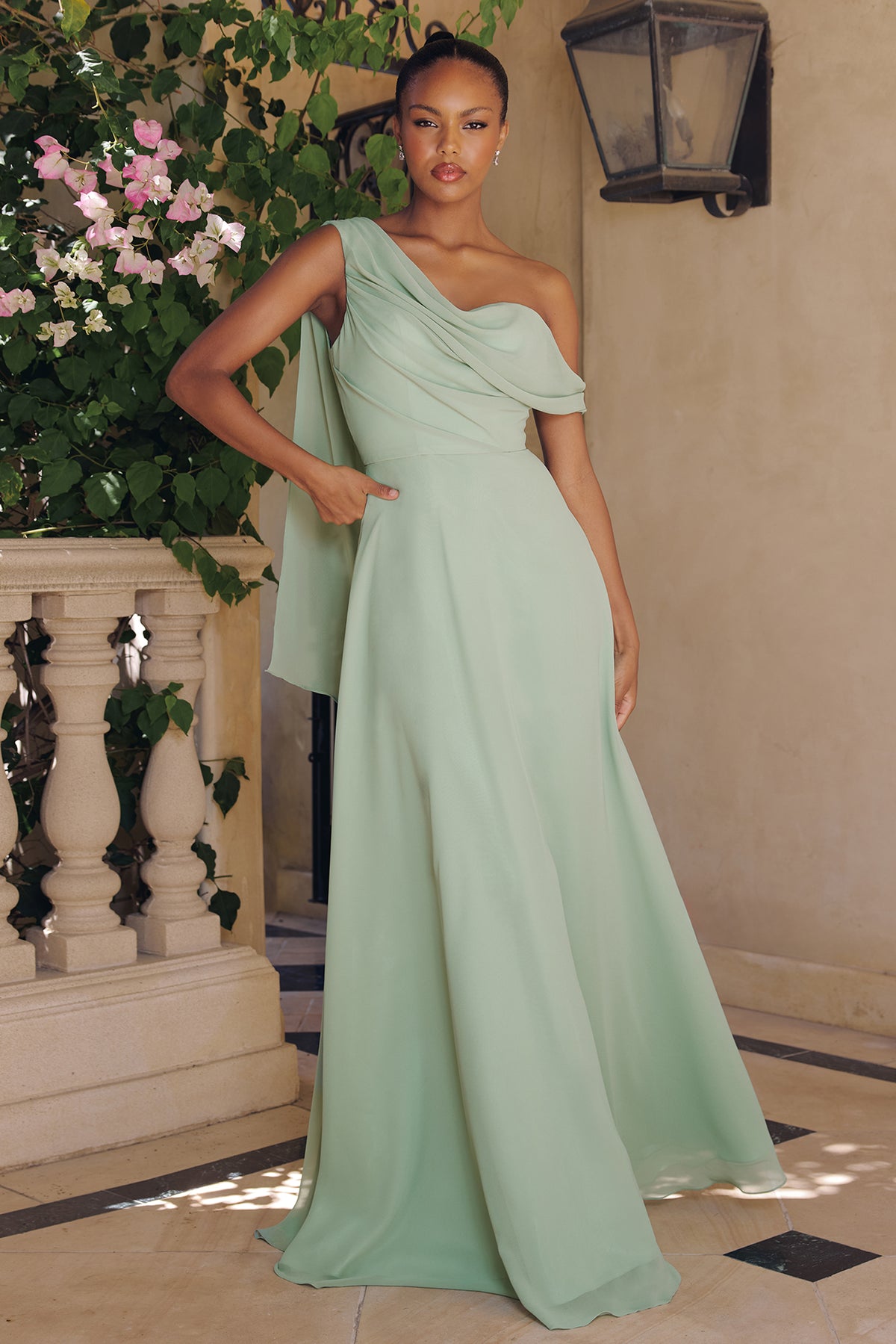 16T7 dress in Sage