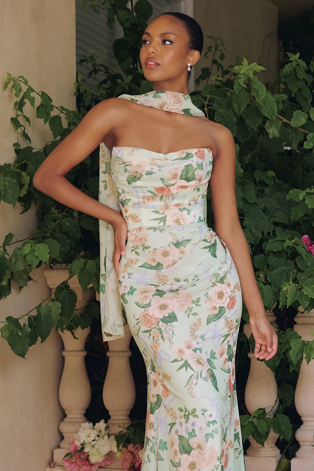 18T7 gown in Sage