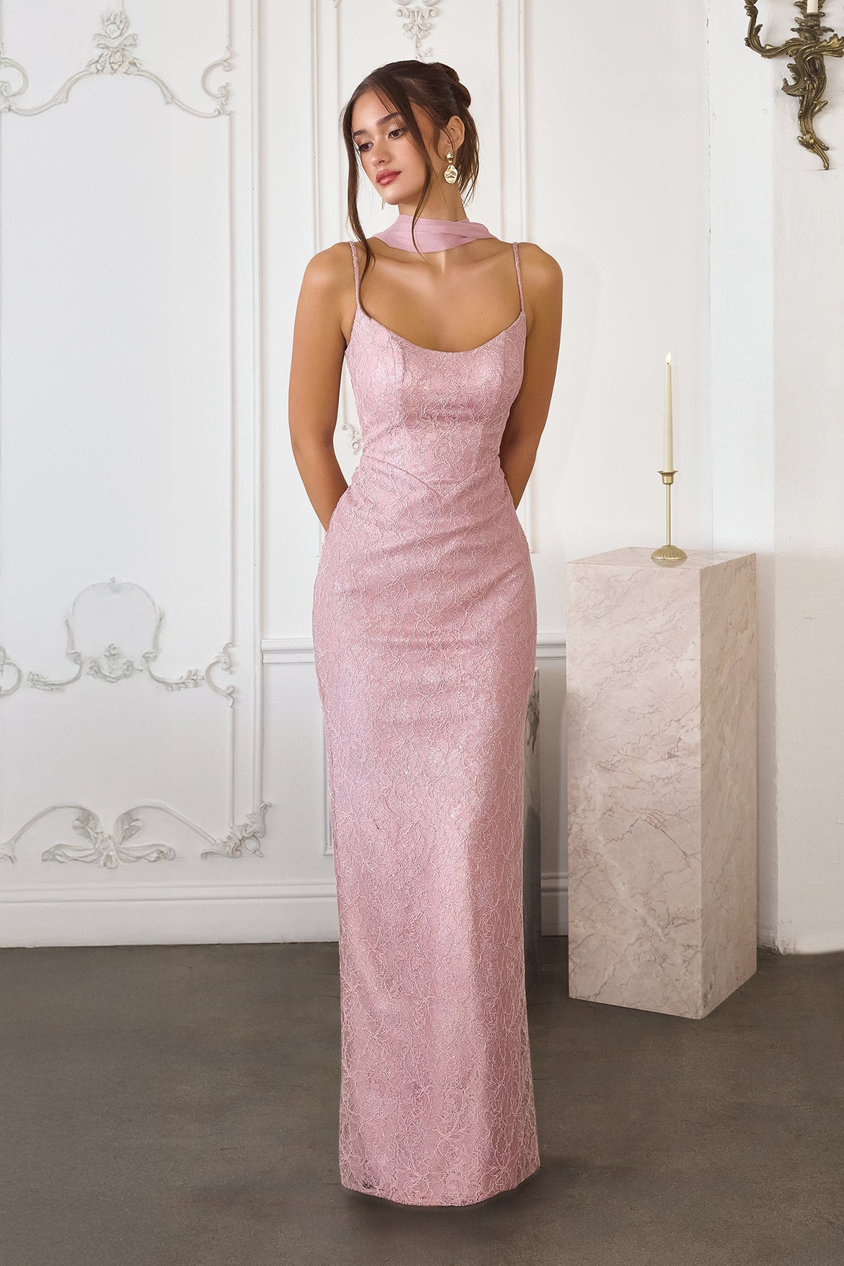 25T7 gown in Pink