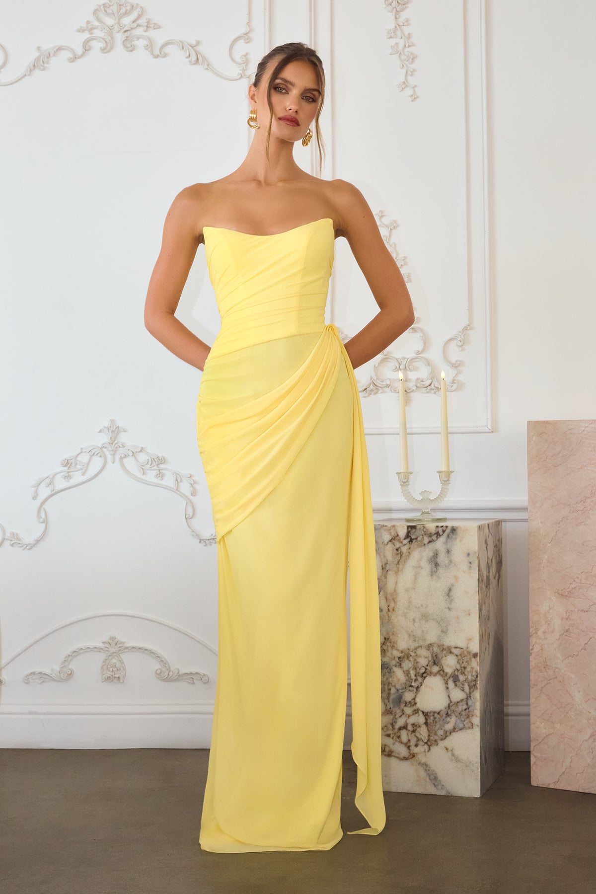 26T7 gown in Lt Yellow