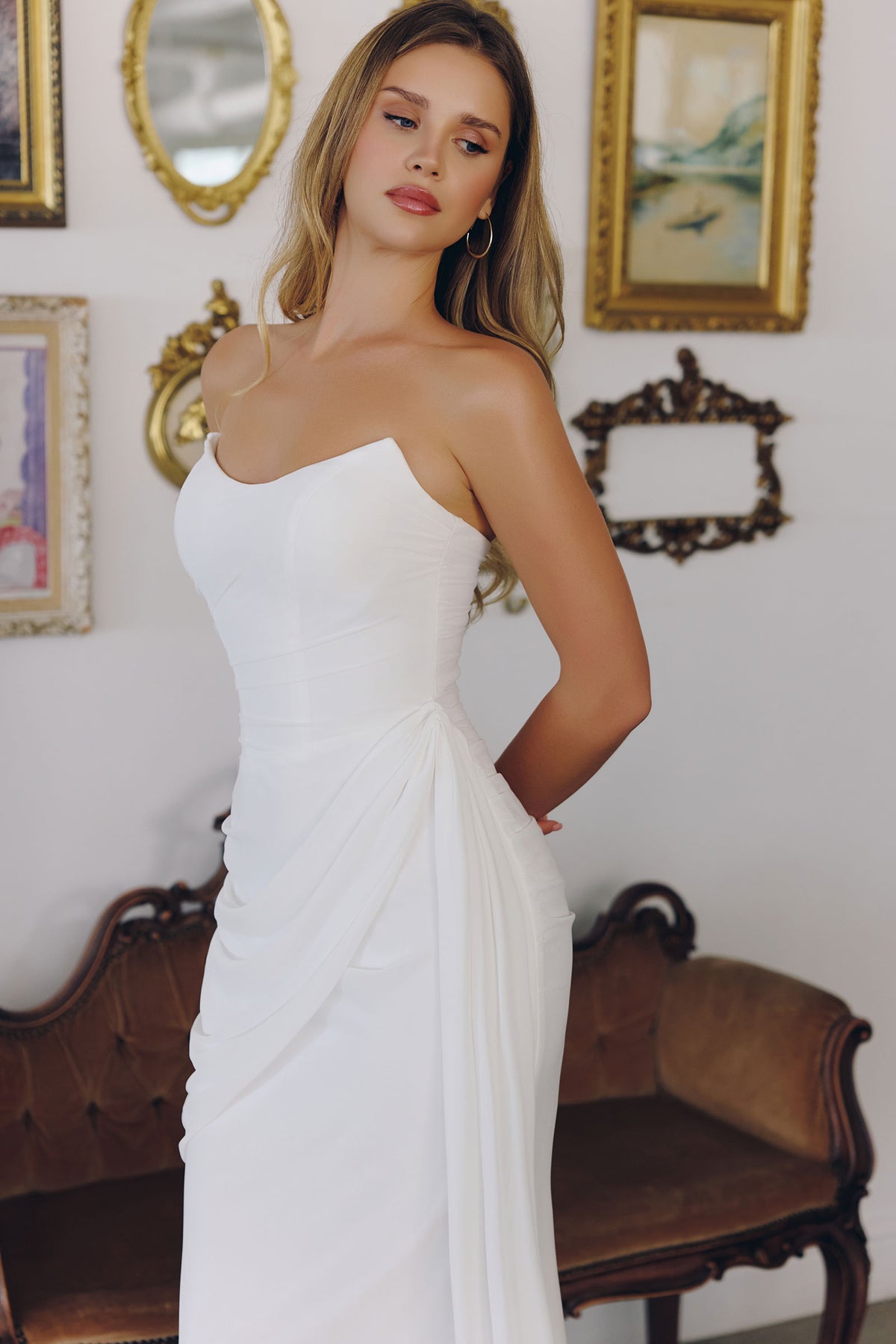 26WT7 dress in Off White
