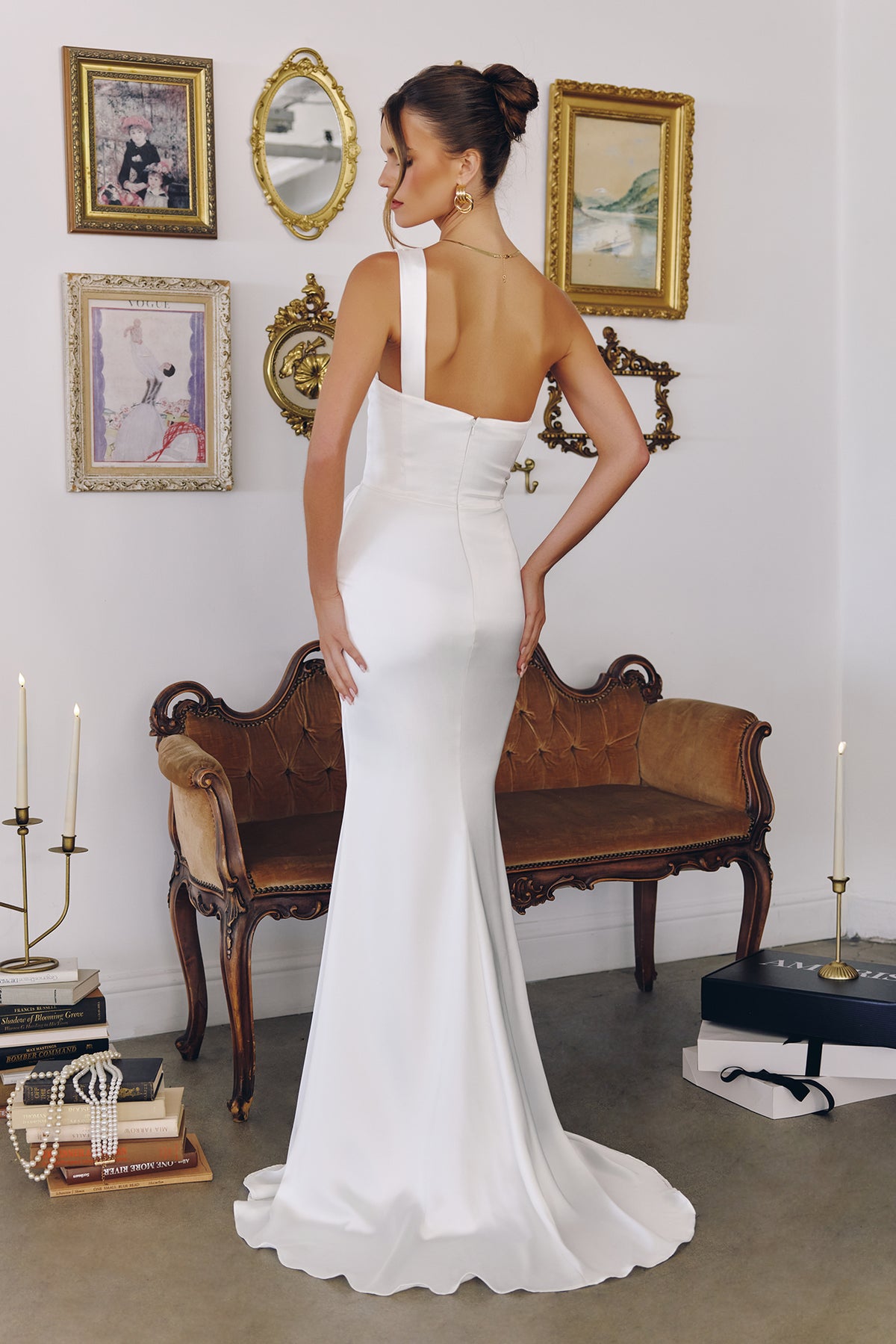 27WT7 dress in Off White