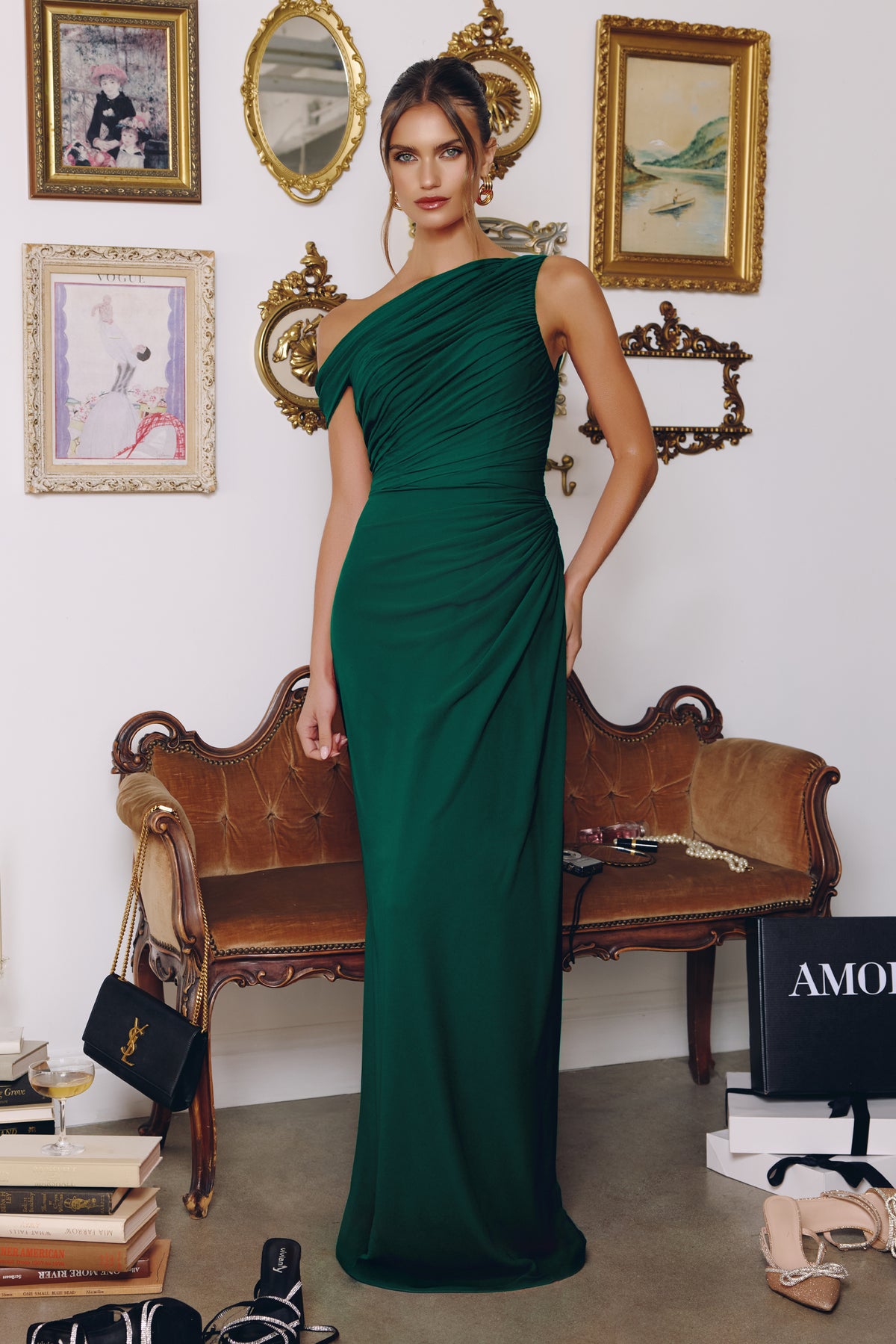 30T7 gown in Emerald