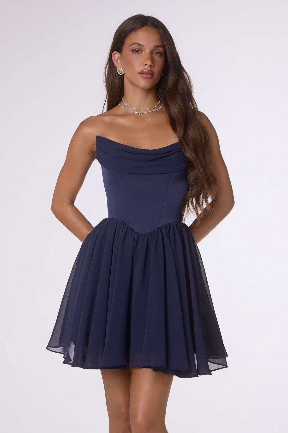 40T7 dress in Navy