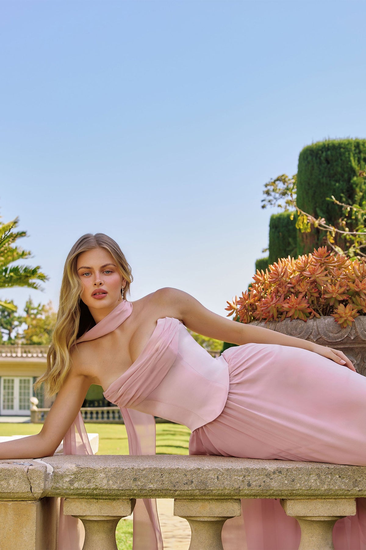 41T7 dress in Dusty Rose