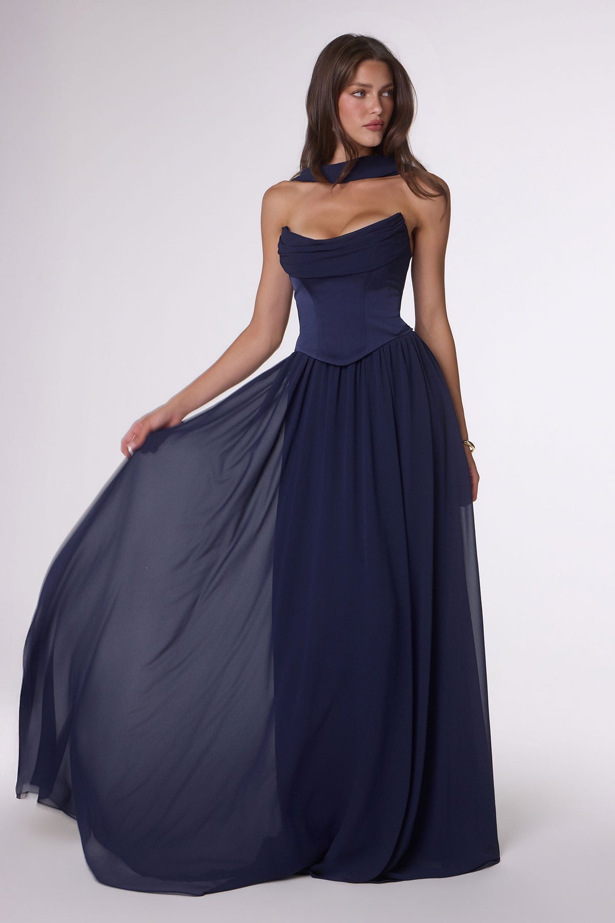 41T7 dress in Navy