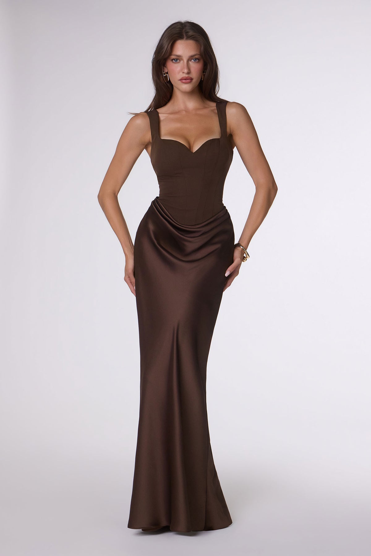 42T7 dress in Espresso