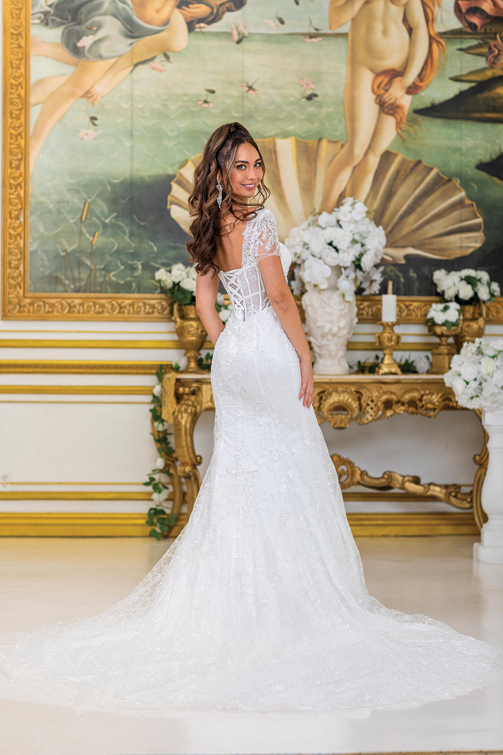 Dancing Queen 0302 wedding dress in off white, additional view