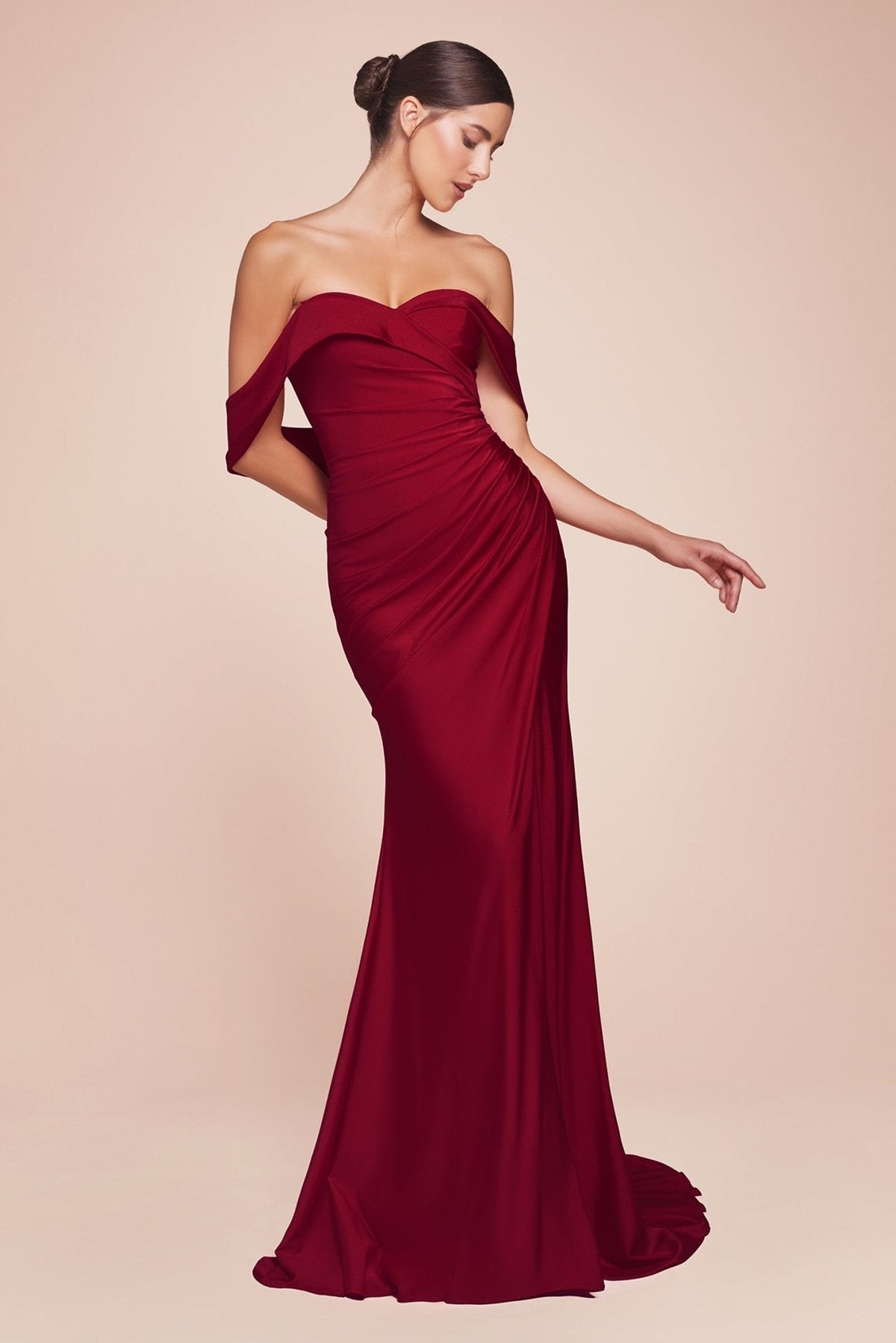 Alyssa dress in Burgundy