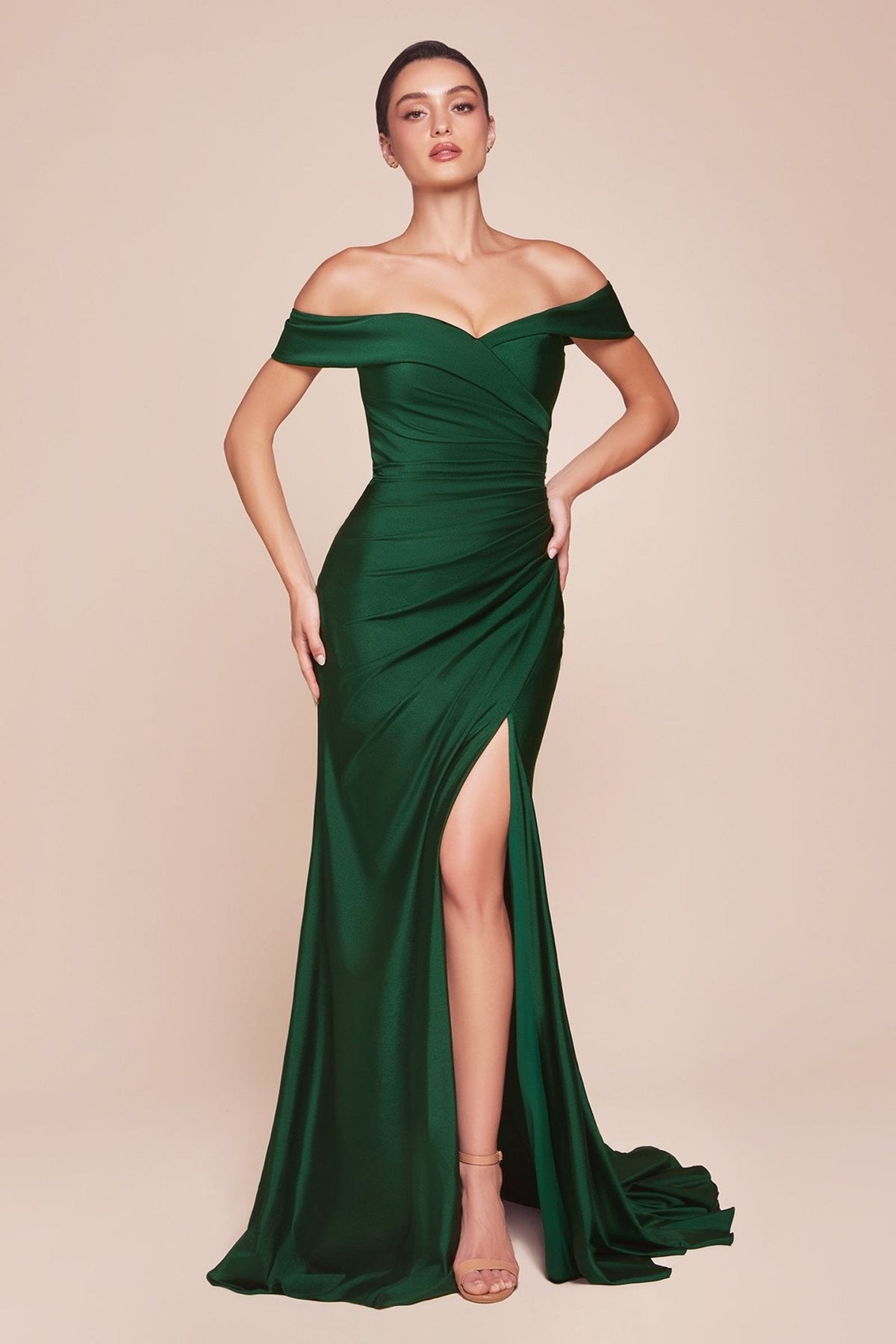 Alyssa dress in Hunter Green