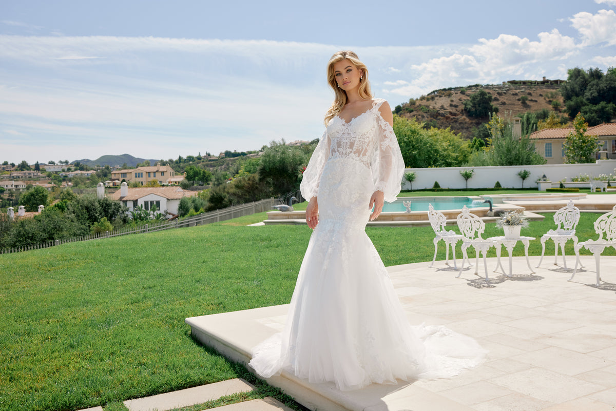 Camille wedding dress in White