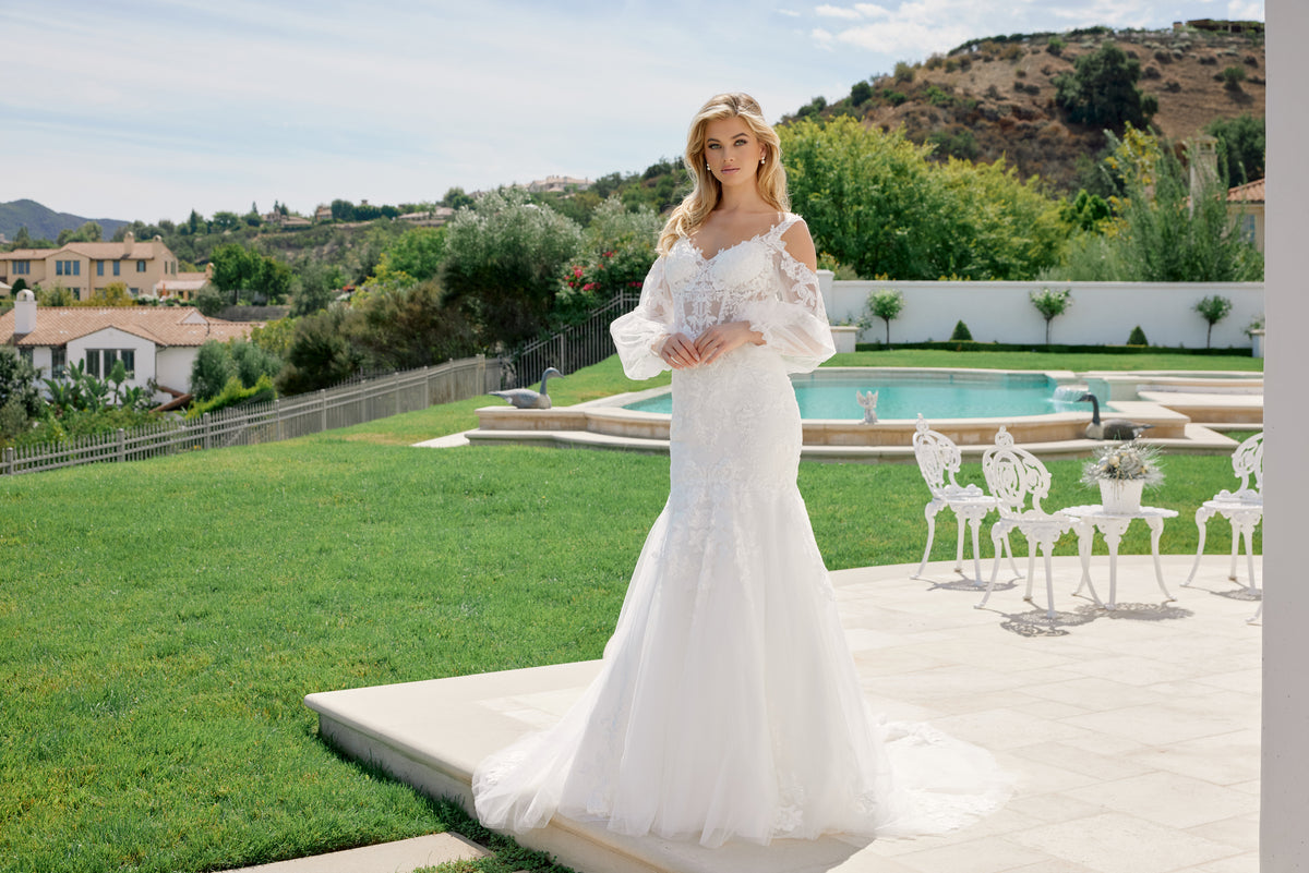 Camille wedding dress in White