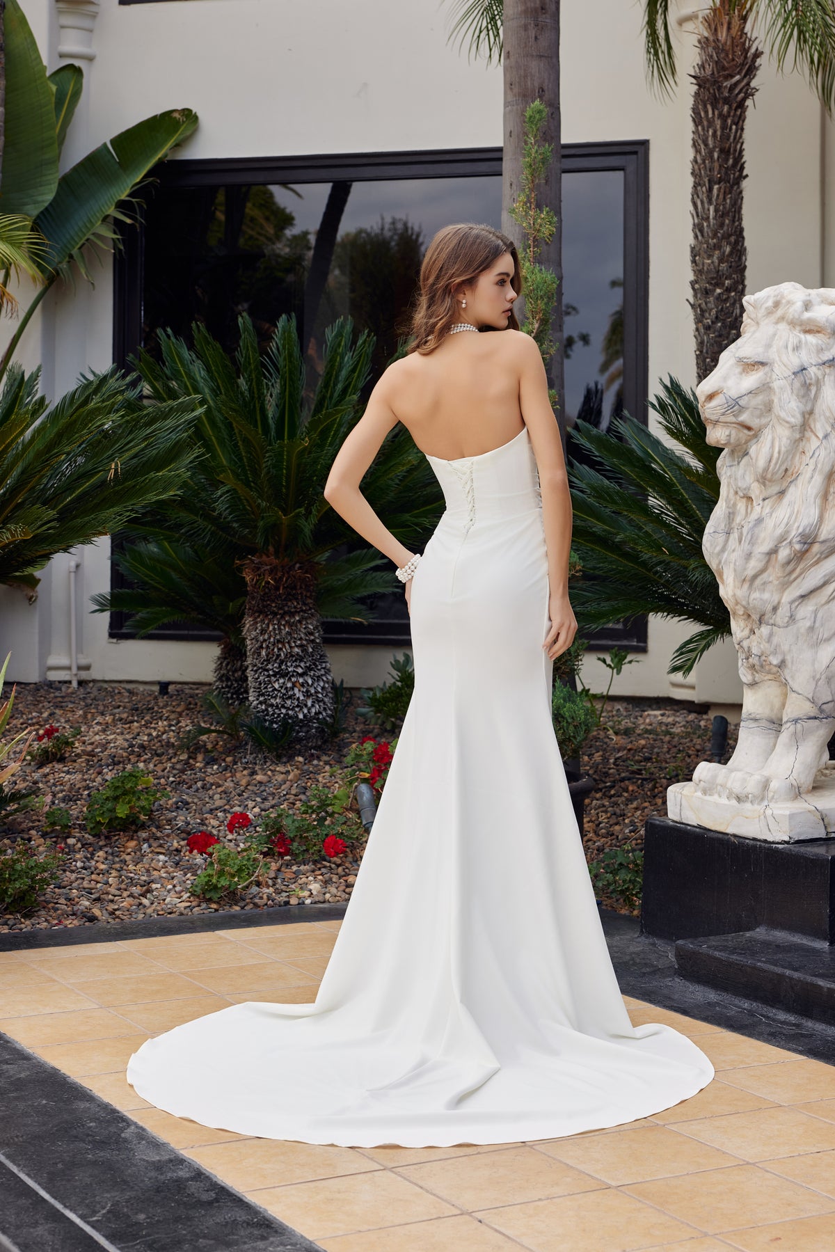 Carlotta wedding dress in Ivory