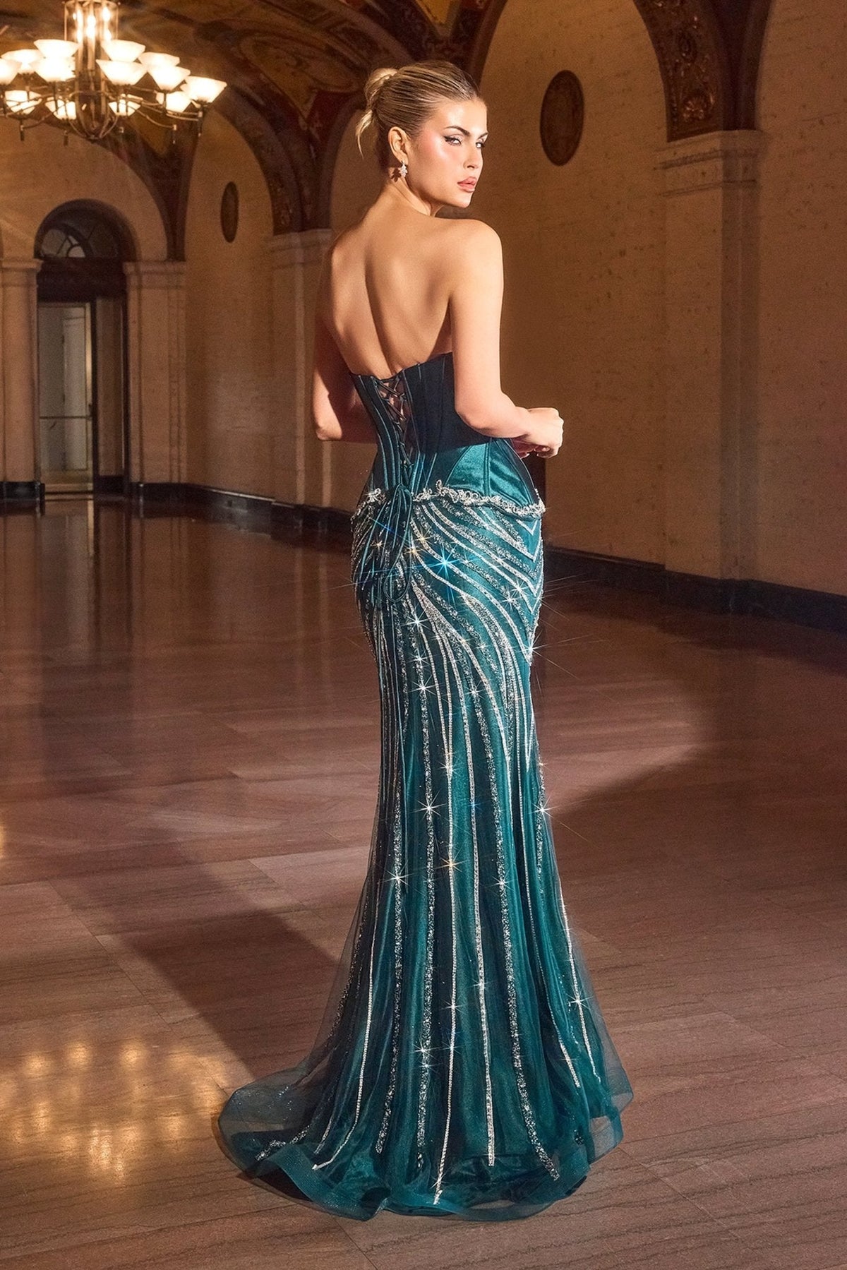 Cooper dress in Peacock
