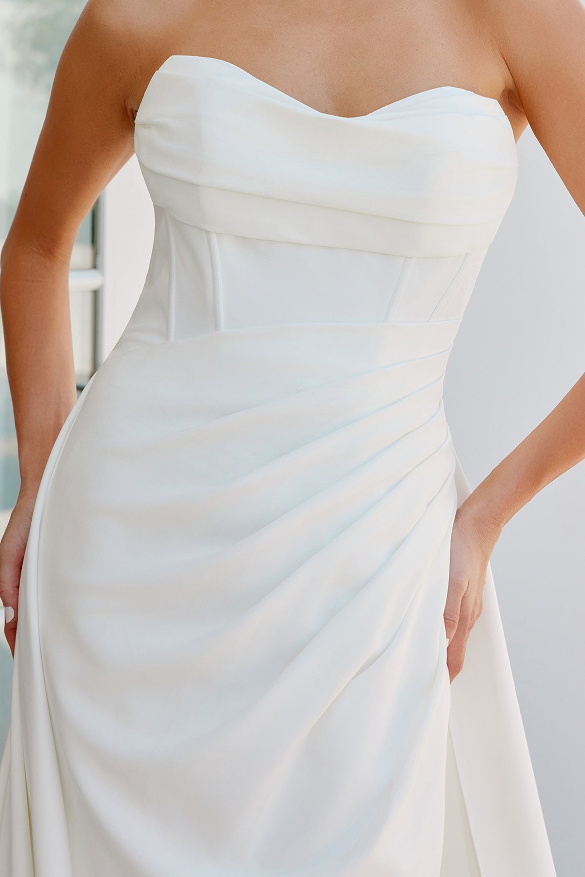 Donatella wedding dress in Ivory