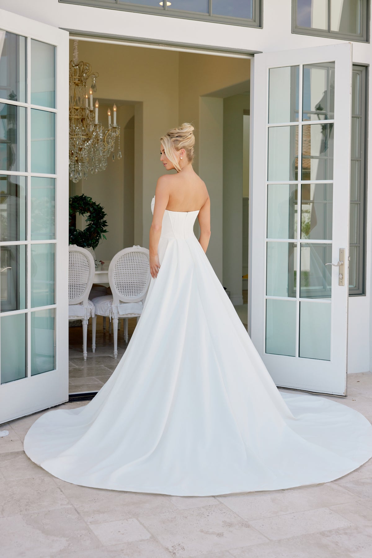 Donatella wedding dress in Ivory
