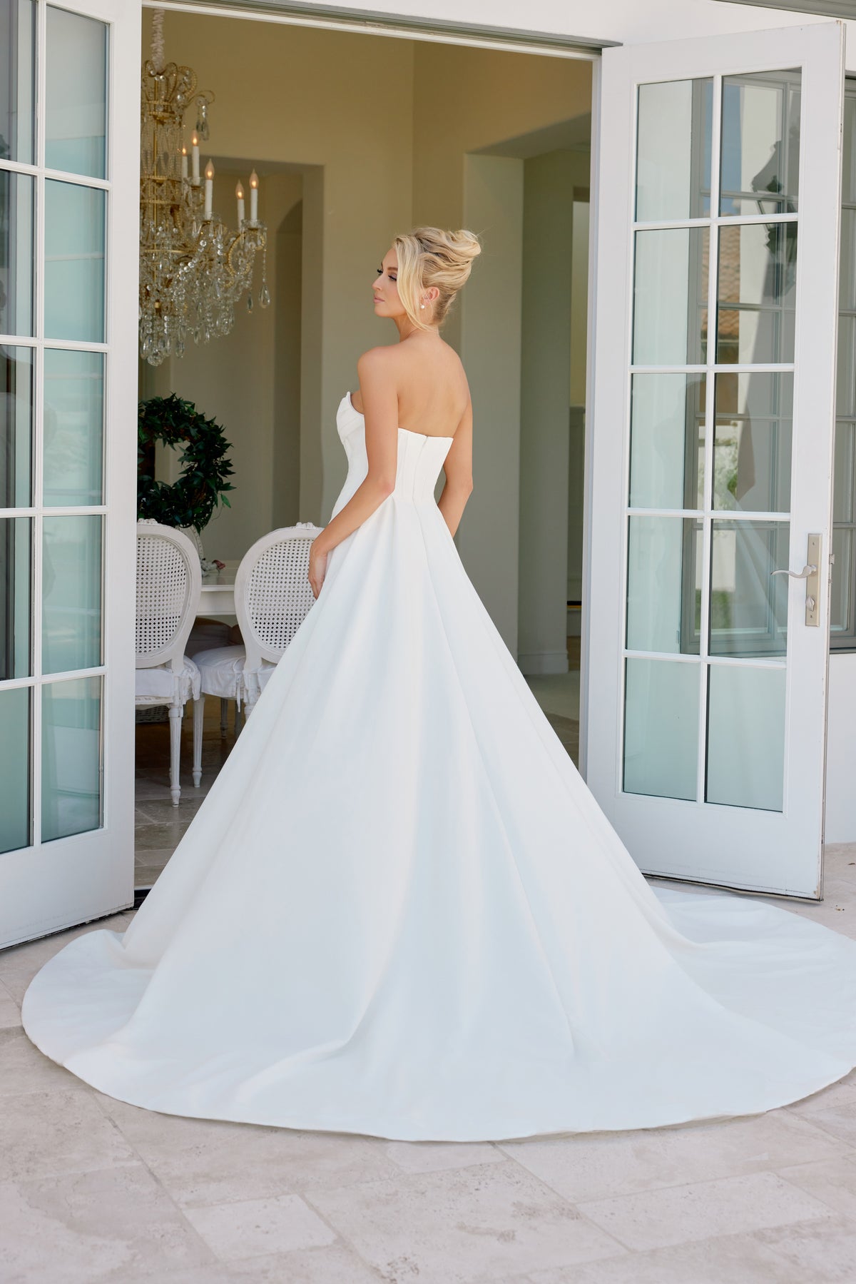 Donatella wedding dress in Ivory
