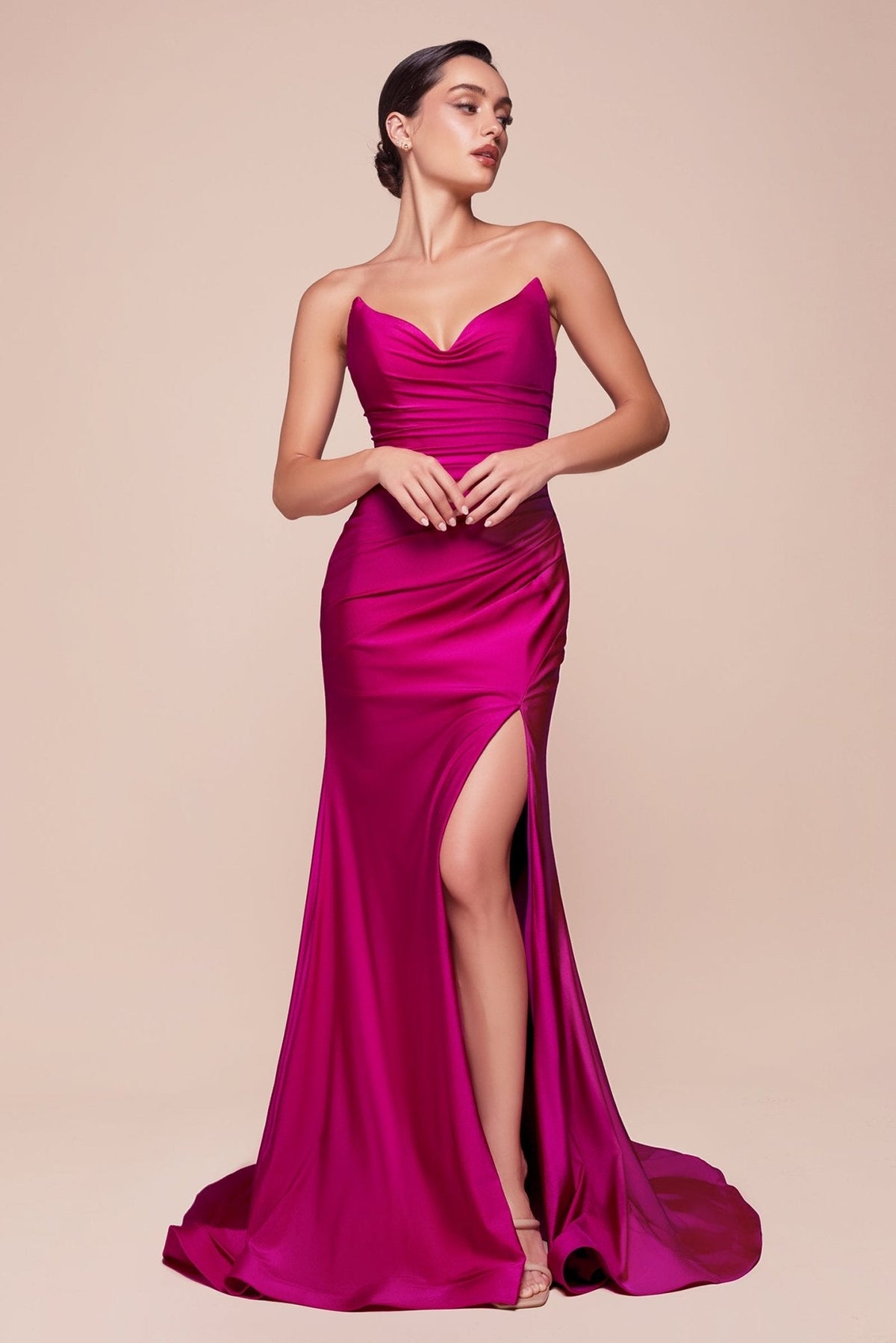 Eternal dress in Magenta