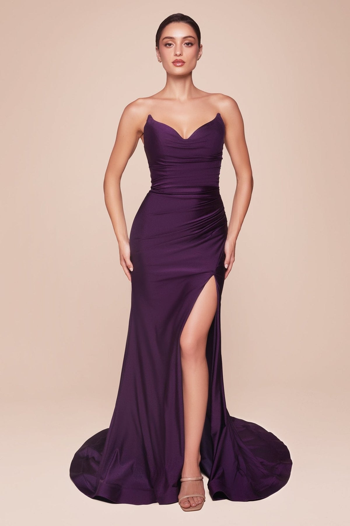 Eternal dress in Eggplant