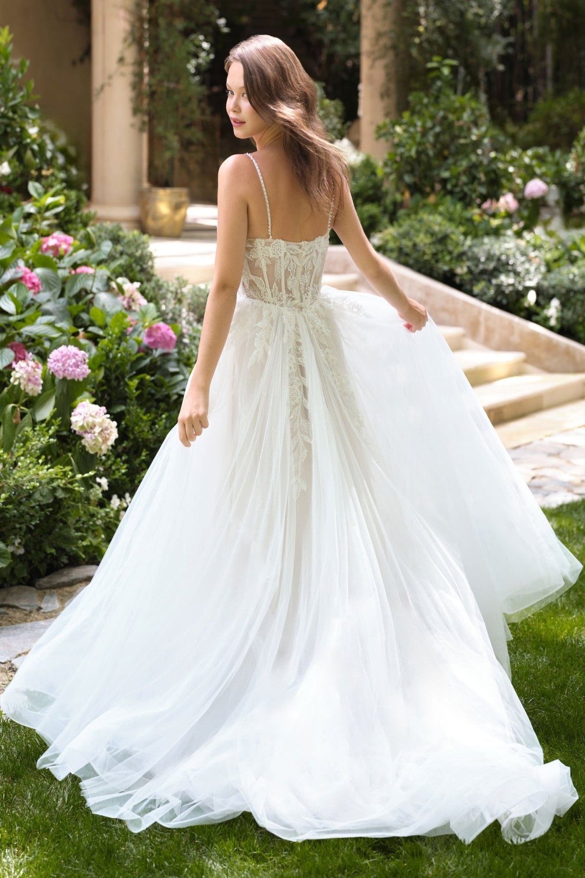 Fenella wedding dress in Off White, view 2