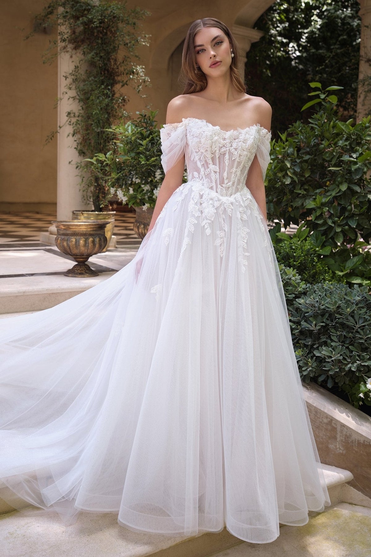 Floriana wedding dress in Off White, view 1