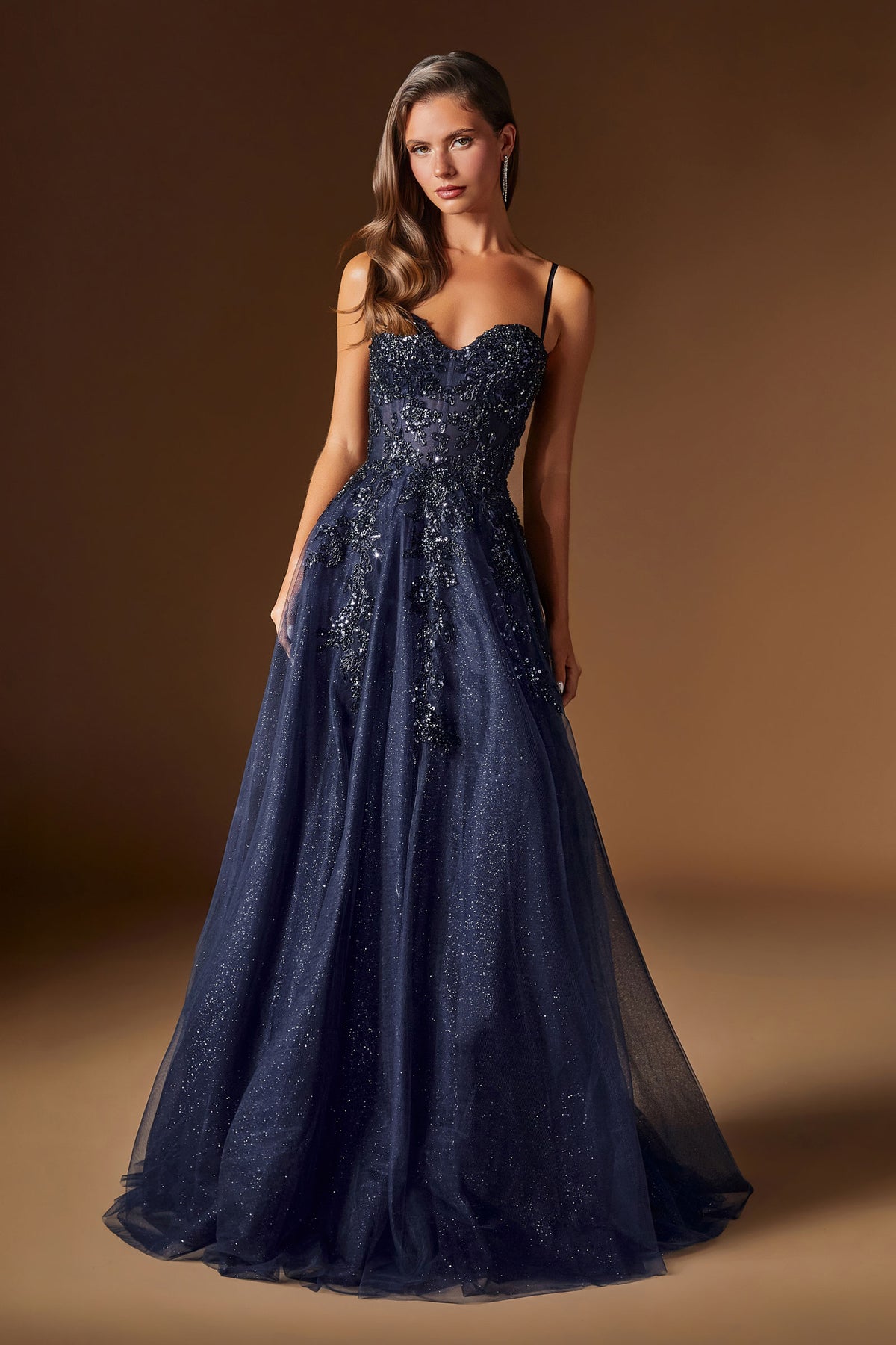 Giselle Navy formal gown